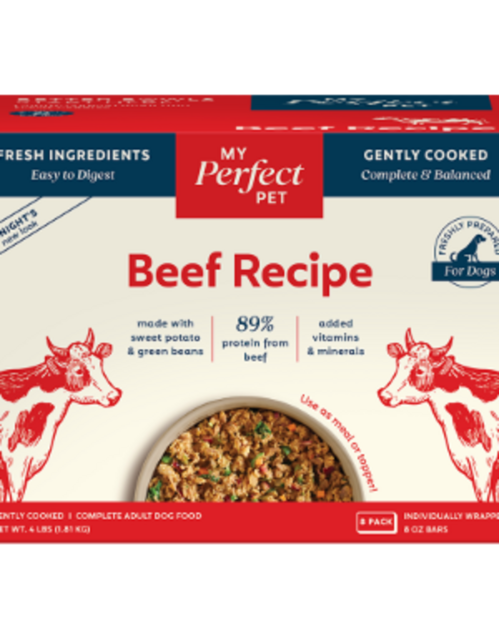 My Perfect Pet MY PERFECT PET DOG KNIGHT'S GENTLY COOKED BEEF BLEND 4LB