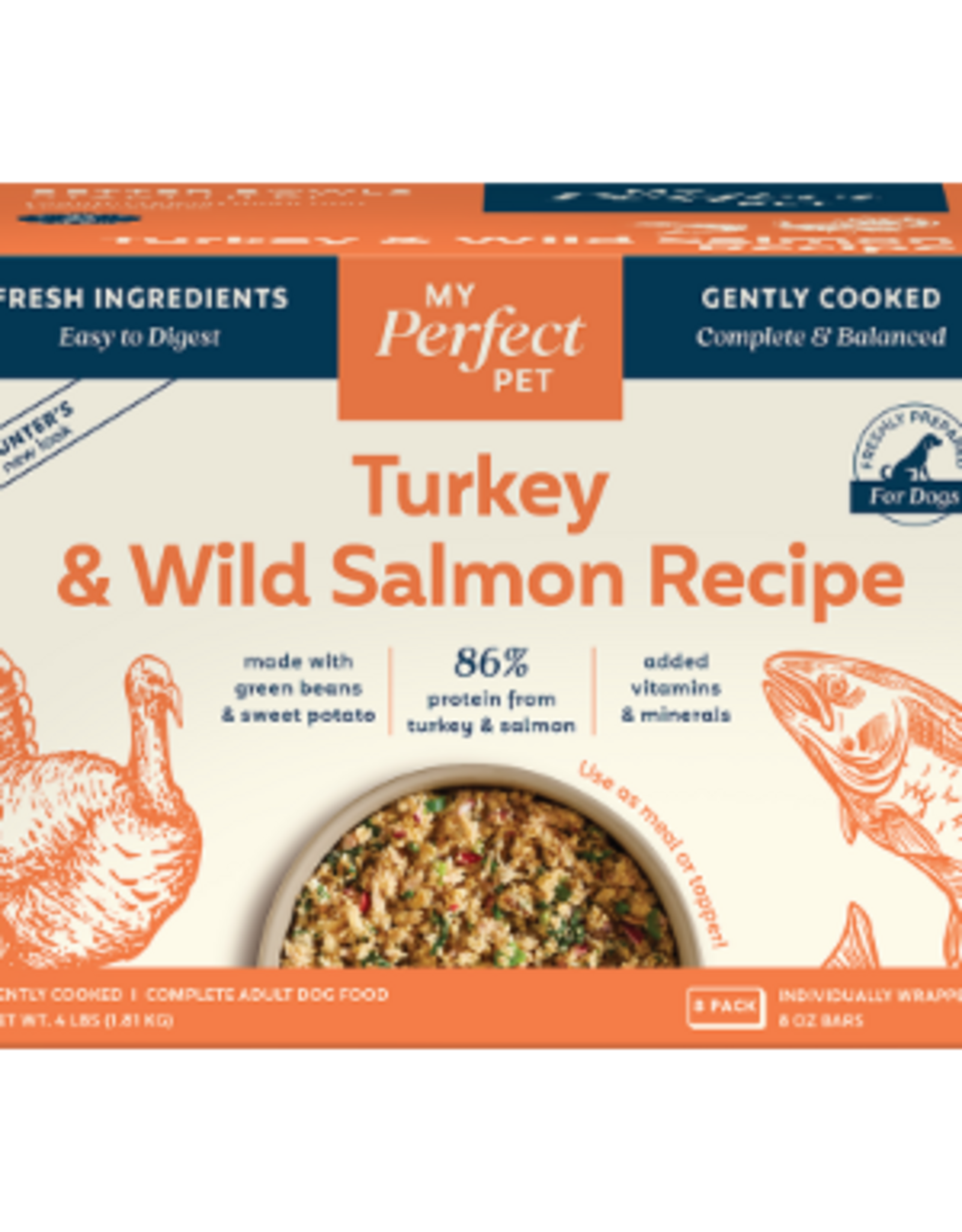 My Perfect Pet MY PERFECT PET DOG HUNTER'S GENTLY COOKED TURKEY & WILD SALMON BLEND 4LB
