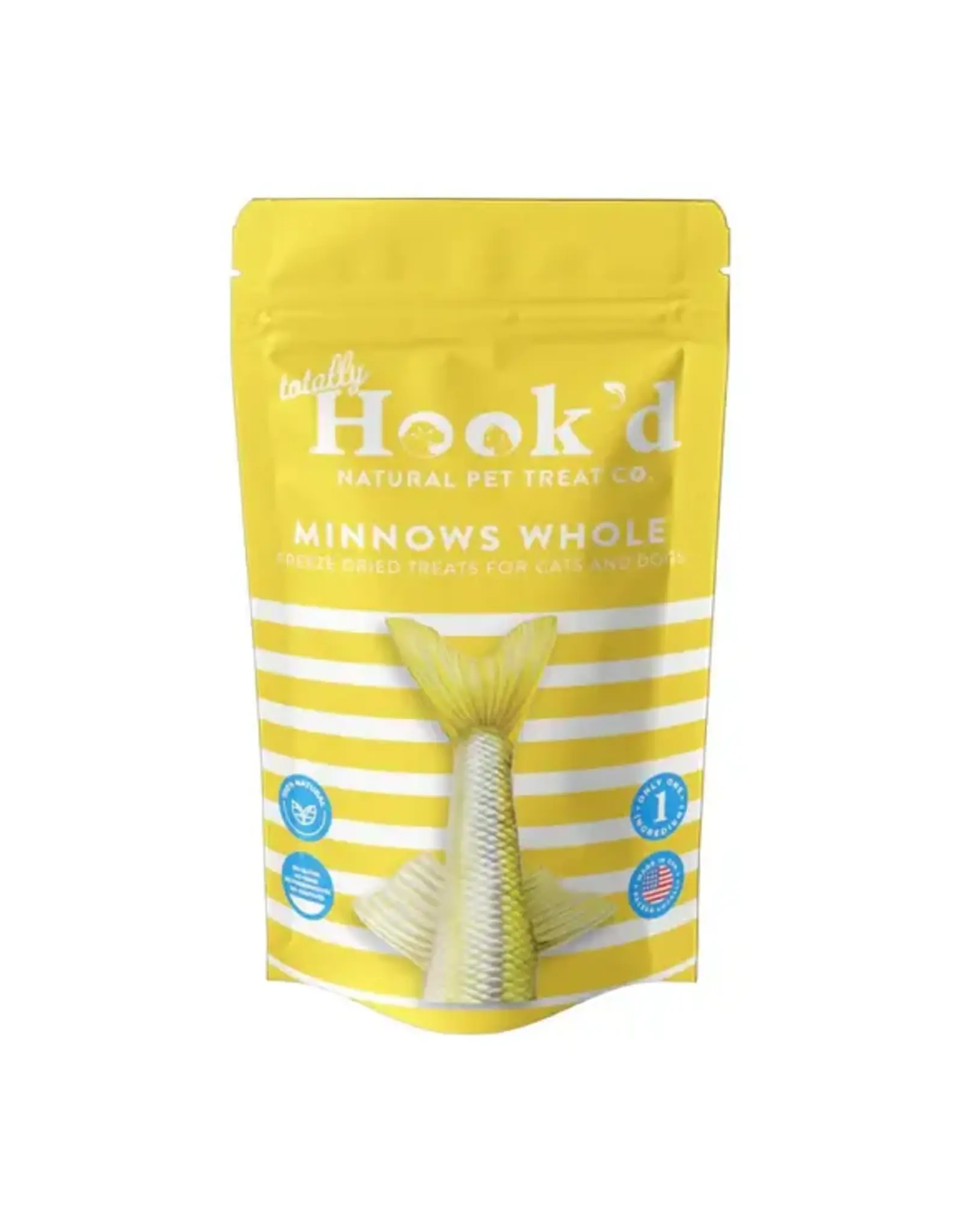 Totally Hooked TOTALLY HOOK'D NATURAL PET TREAT CO. MINNOWS 1OZ