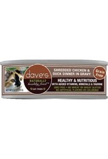 Dave's Pet Food DAVE'S CAT SHREDDED CHICKEN & DUCK 2.8OZ