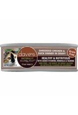 Dave's Pet Food DAVE'S CAT SHREDDED CHICKEN & DUCK 2.8OZ