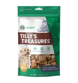DR. MARTY DR. MARTY DOG FREEZE-DRIED TREAT TILLY'S TREASURE BEEF LIVER 4OZ