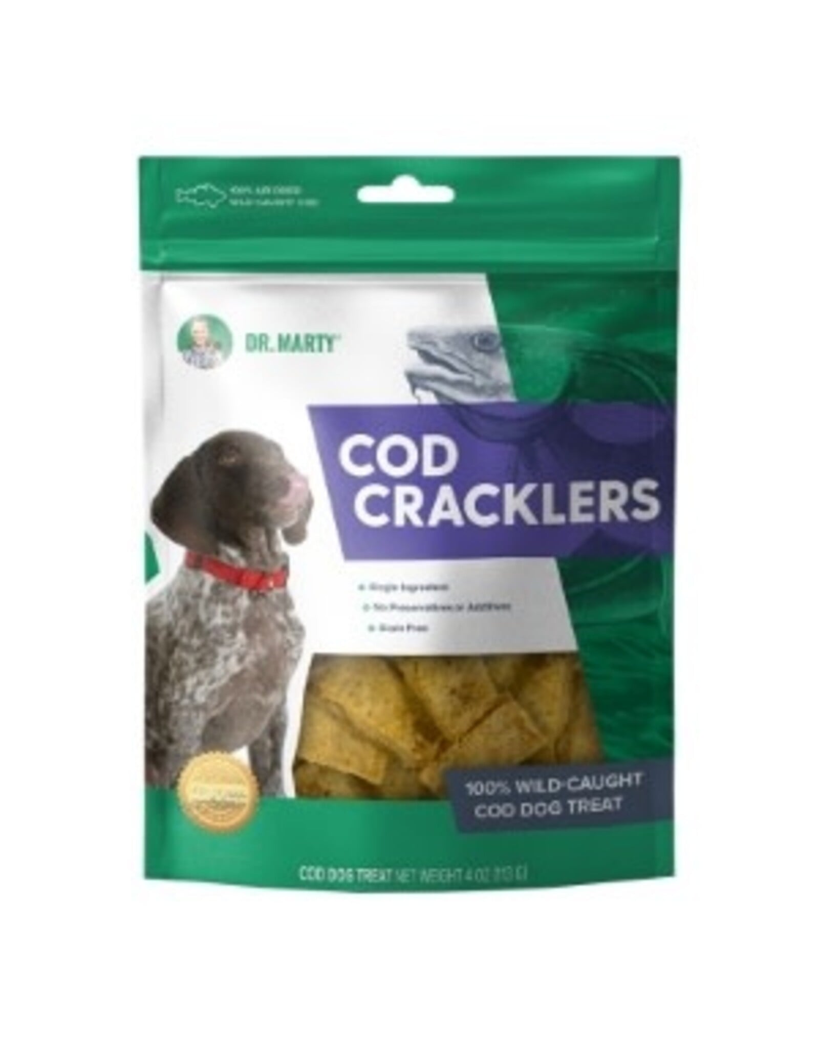 DR. MARTY DR. MARTY DOG FREEZE-DRIED TREAT COD CRACKLERS 4OZ