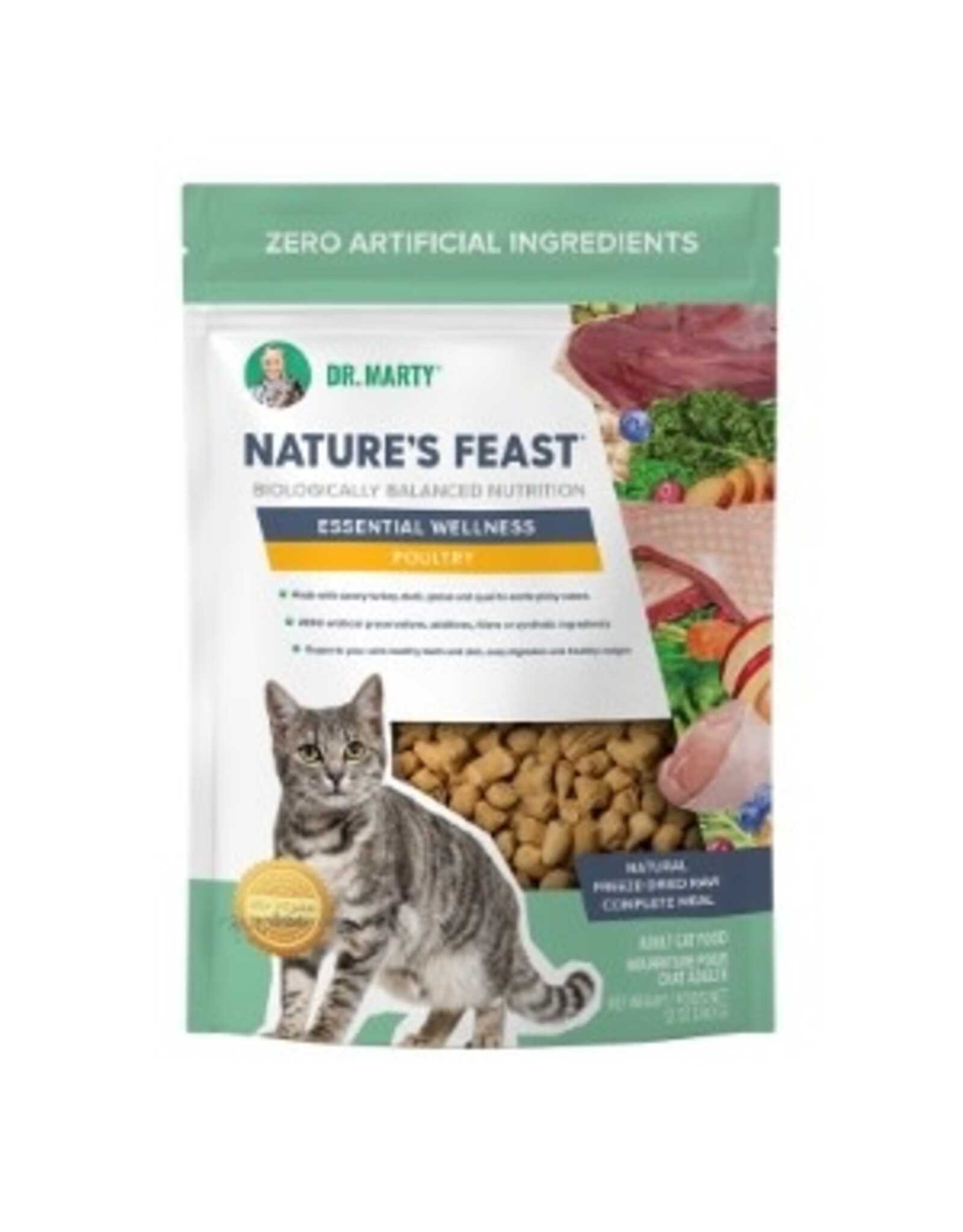 DR. MARTY DR. MARTY CAT FREEZE-DRIED NATURE'S FEAST POULTRY 12OZ