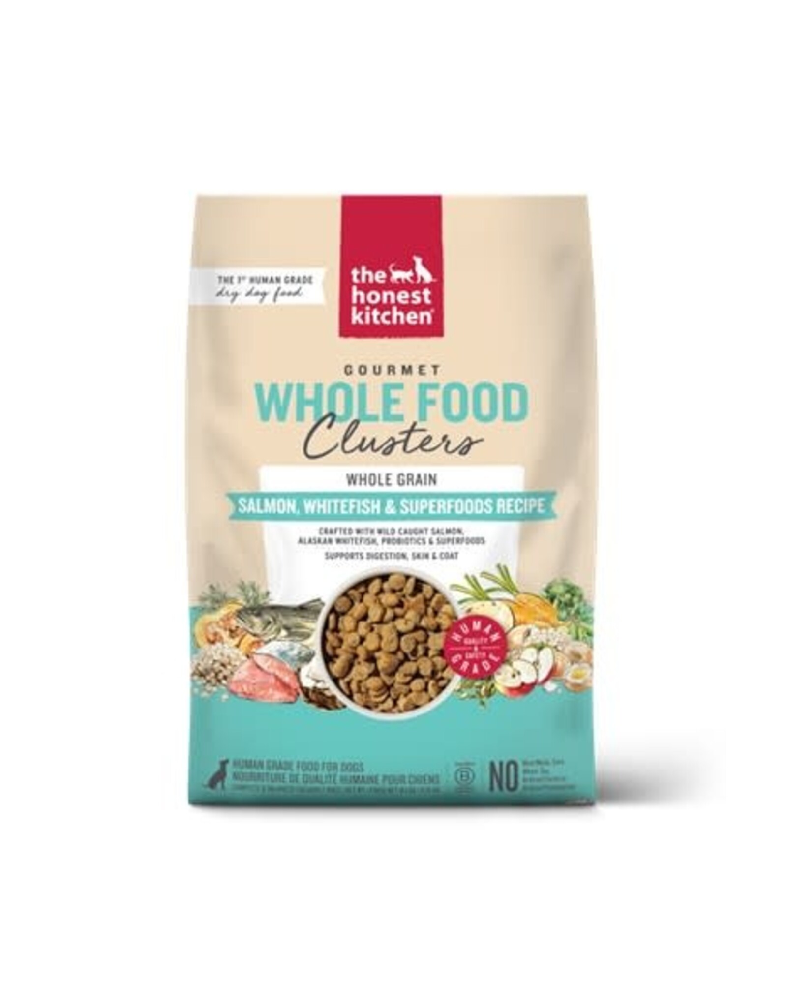 The Honest Kitchen THE HONEST KITCHEN DOG WHOLE FOOD CLUSTERS SALMON WHITEFISH