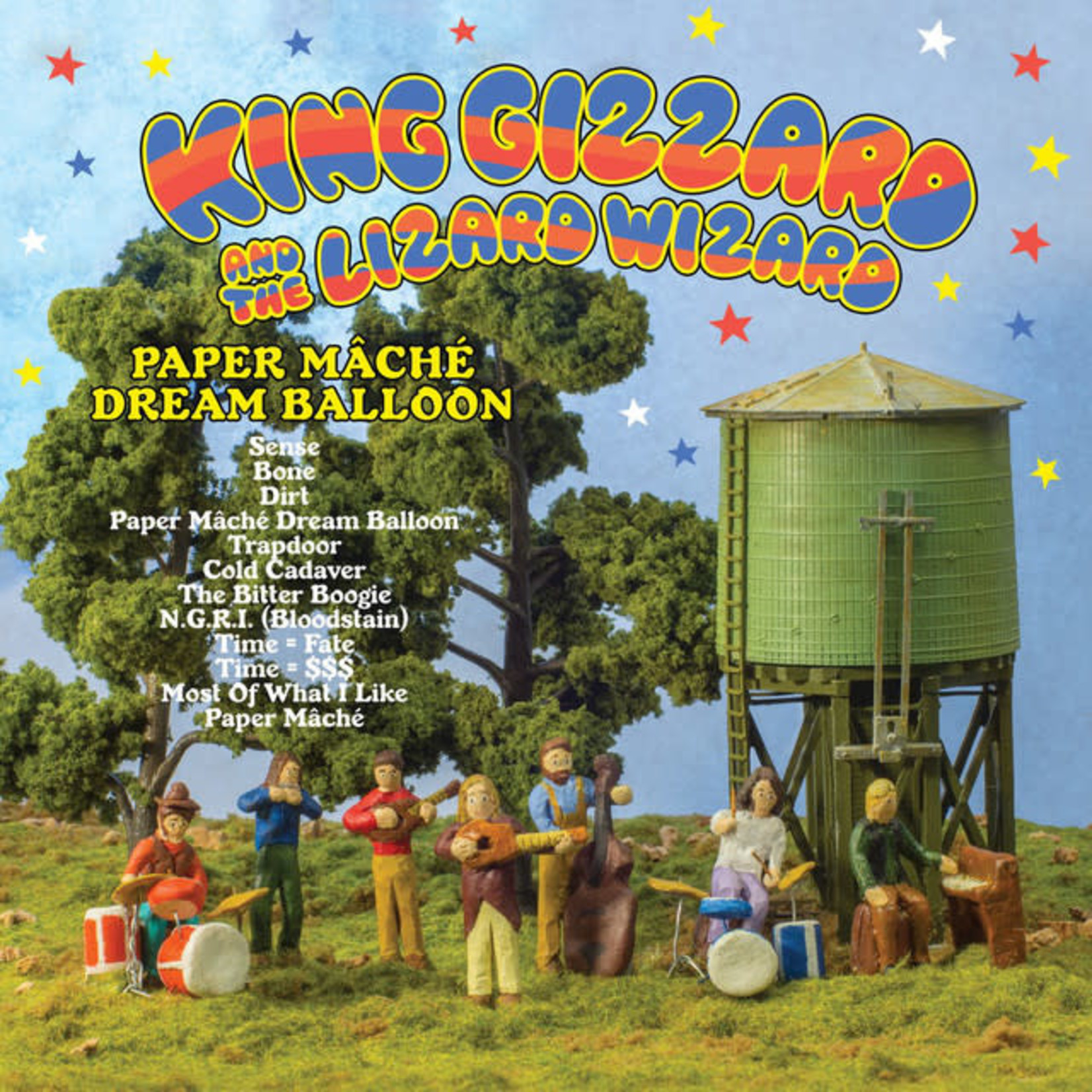 Vinyl King Gizzard & The Lizard Wizard  - Paper Mache Dream Balloon (2LP Fresh Lemon & Mango Wave Coloured)