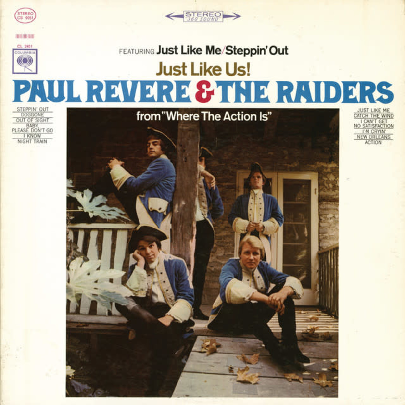 Vinyl Paul Revere & The Raiders - Just Like Us!