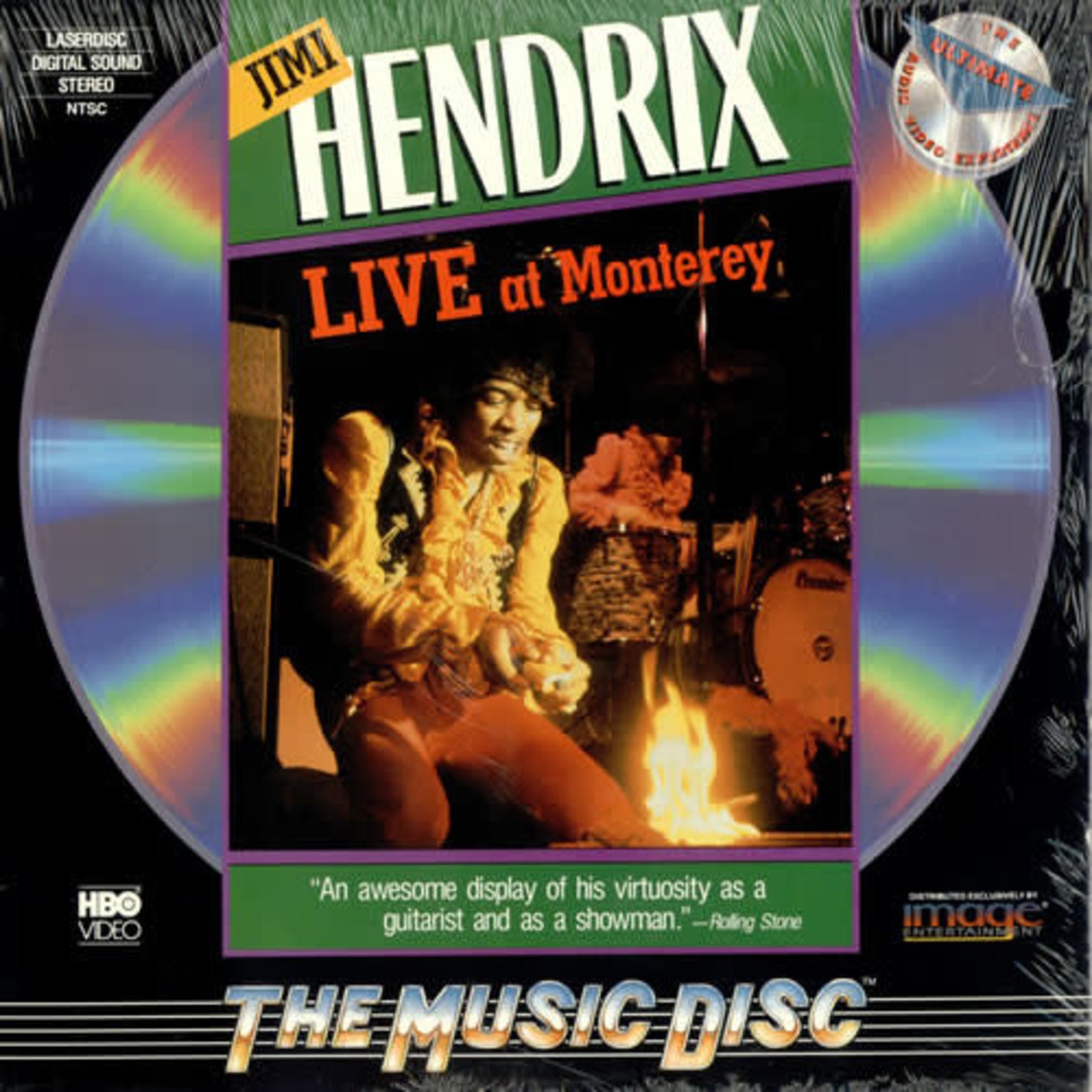 Compact Disc Jimi Hendrix - Live at Monterey  LASERDISC