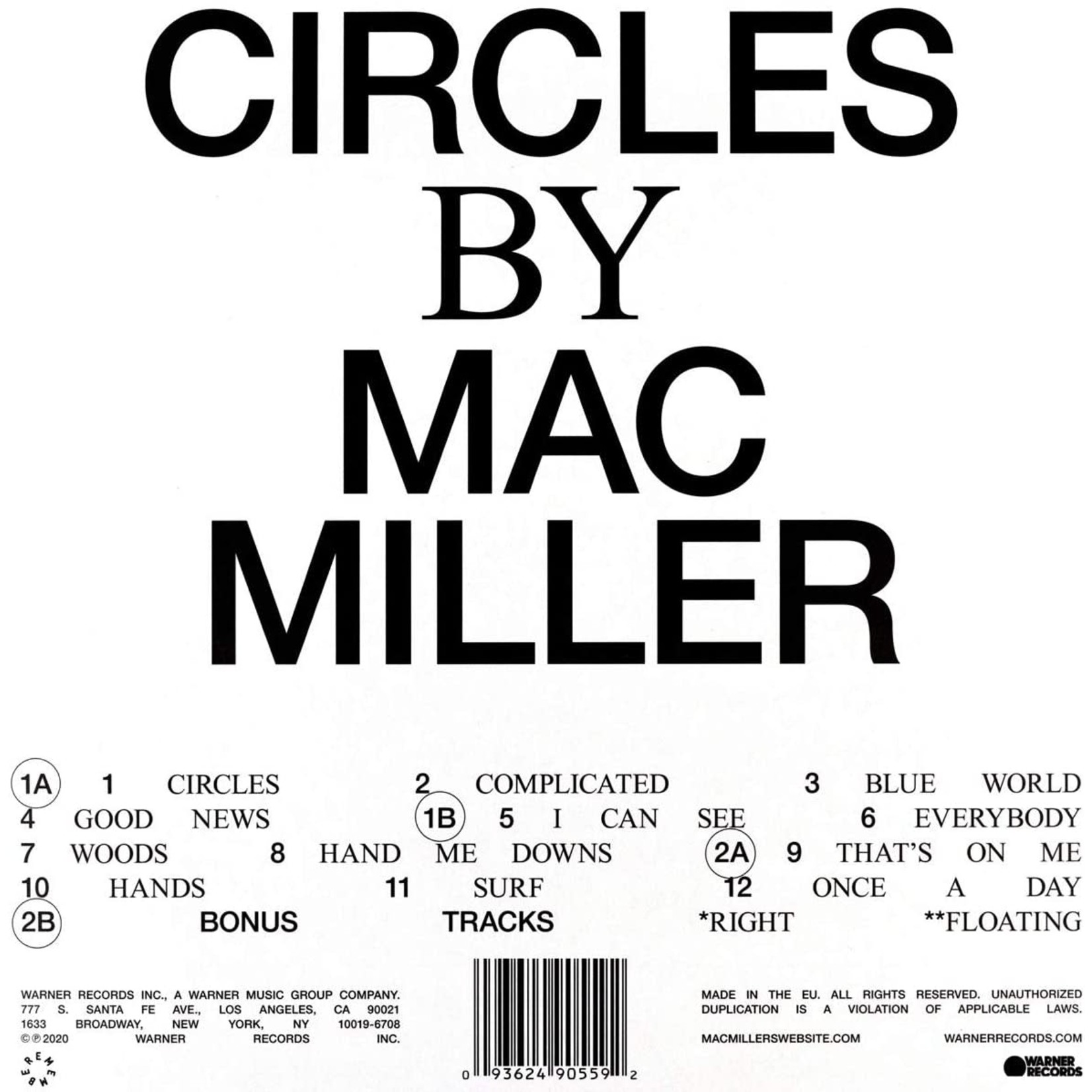 Vinyl Mac Miller - Circles