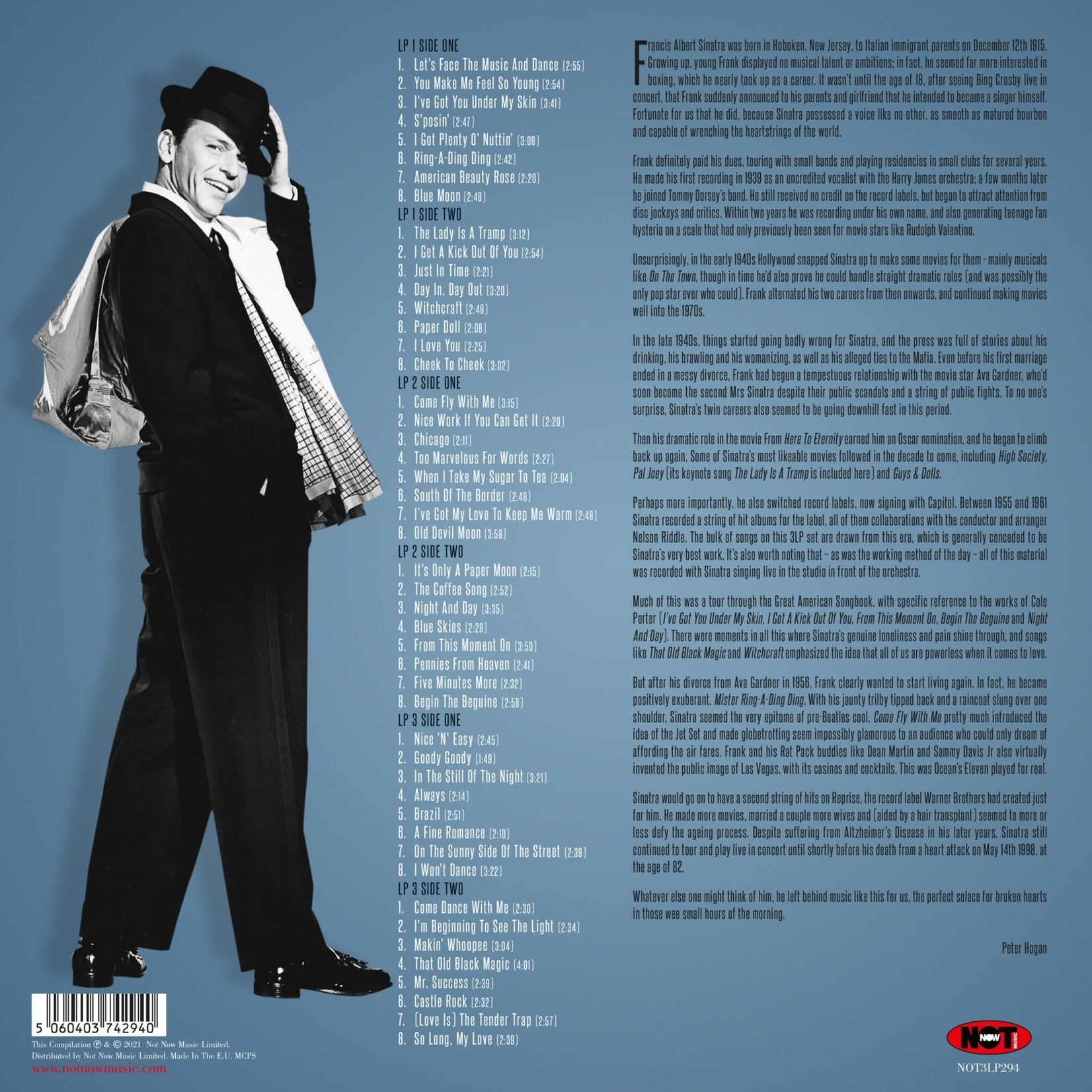 Vinyl Frank Sinatra - Sinatra Swings (3LP-blue).