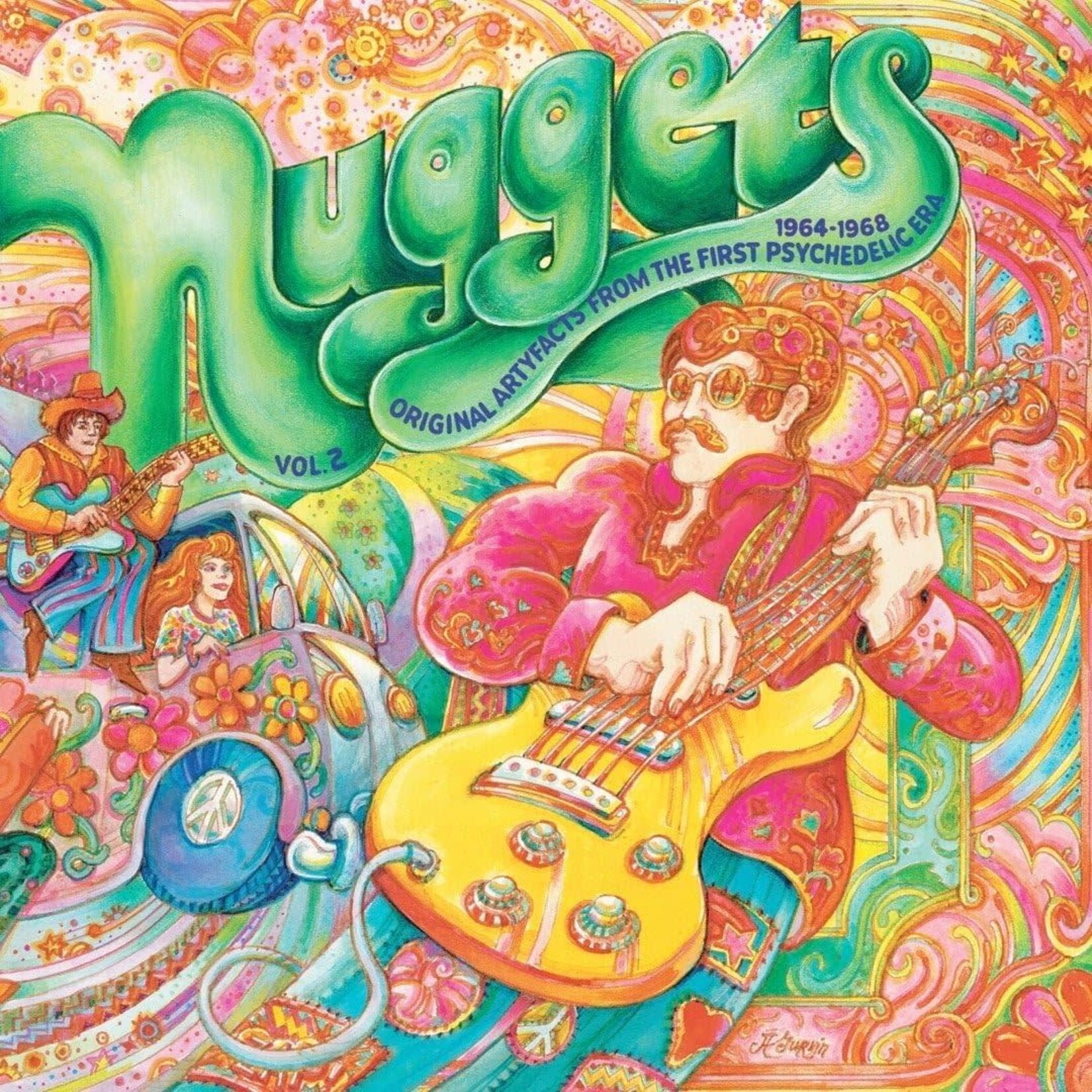 Vinyl Nuggets Vol. 2: Original Artyfacts From the First Psychedelic Era (2 LP Psychedelic Psplatter)