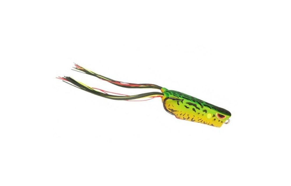 Bronzeye Popper Frog, 2 1/2", 1/2 Spro SBEPP60GRNT Dean Rojas