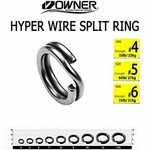 Ring 14Pk Sz3 45Lb Stainless Owner 5196-031 Hyper Wire Split
