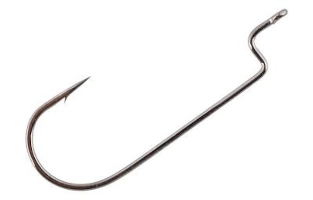 Sz1/0 NS Black Rnd Bend Gamakatsu 54411-25 Worm Hooks 25Pk
