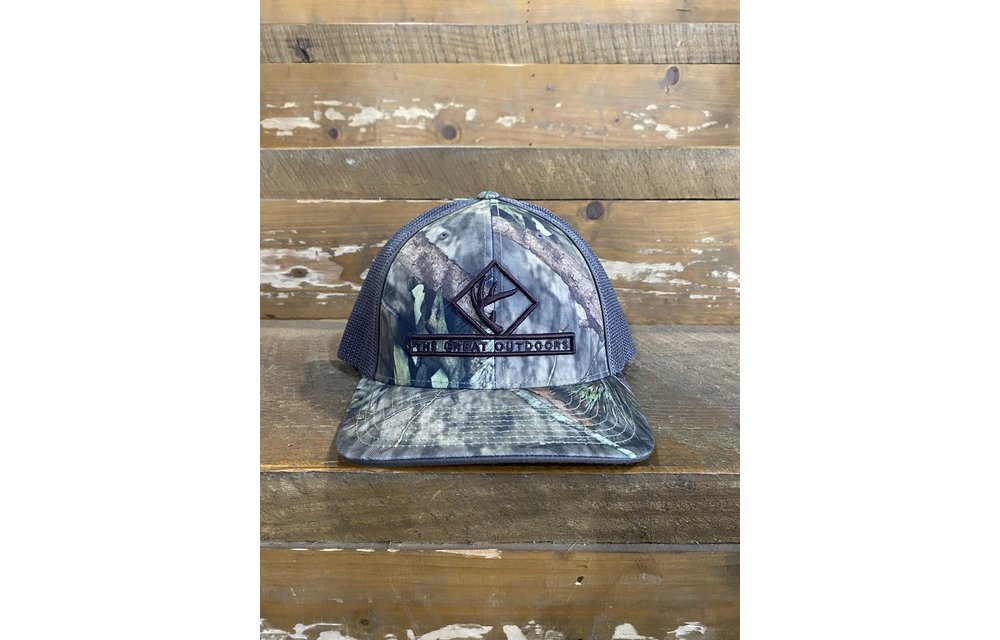 Split Mossy Oak Loden Embroidered Antler SnapBack
