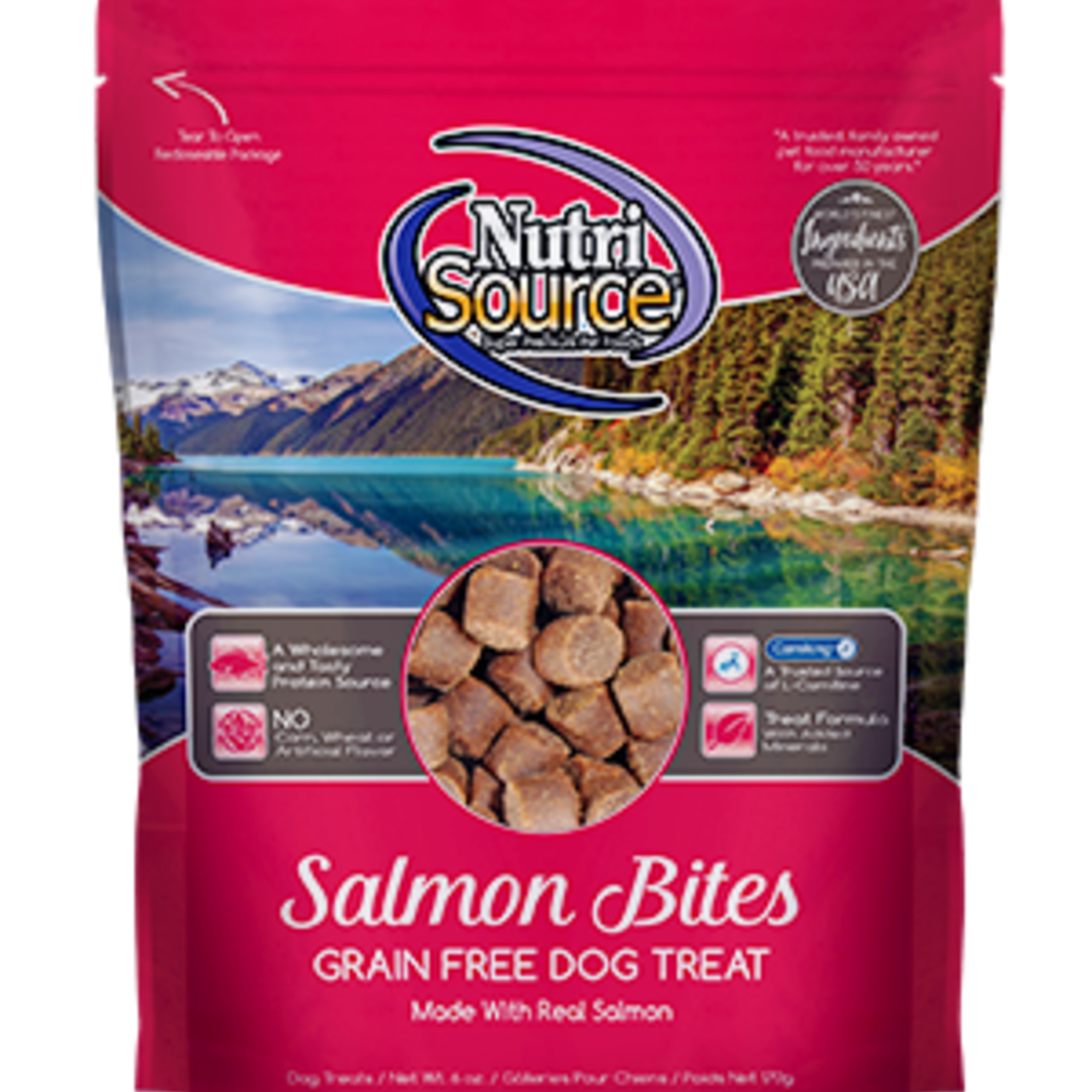 NUTRISOURCE NutriSourDog Treat GF Salmon 6 oz