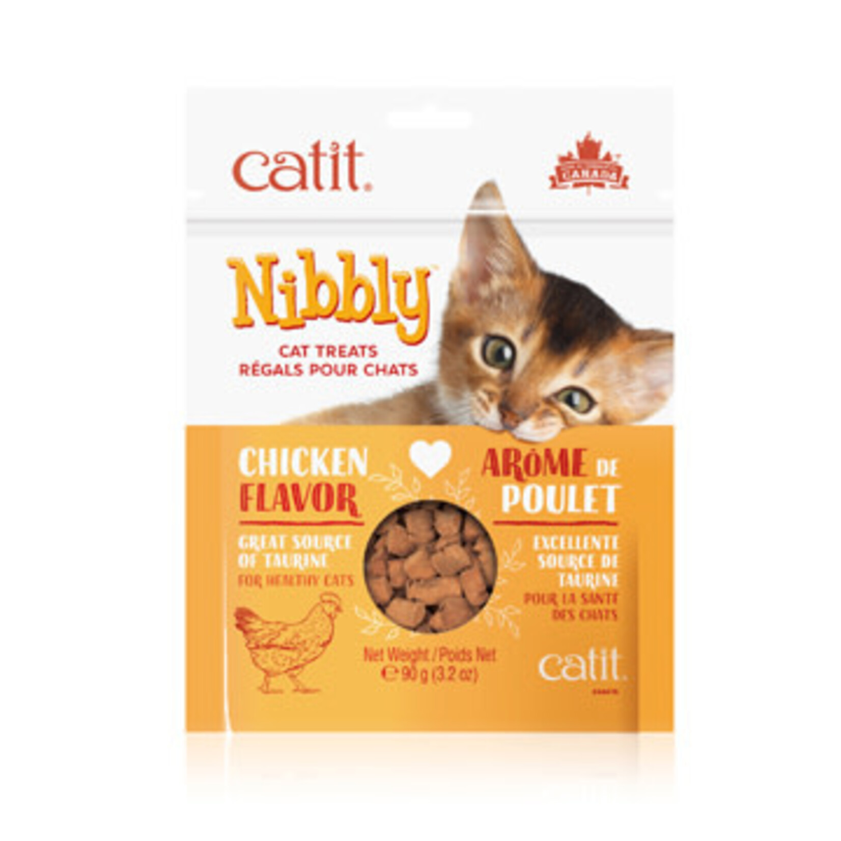 CATIT Catit Nibbly Cat Treats - Chicken Flavour - 90 g (3.2 oz)