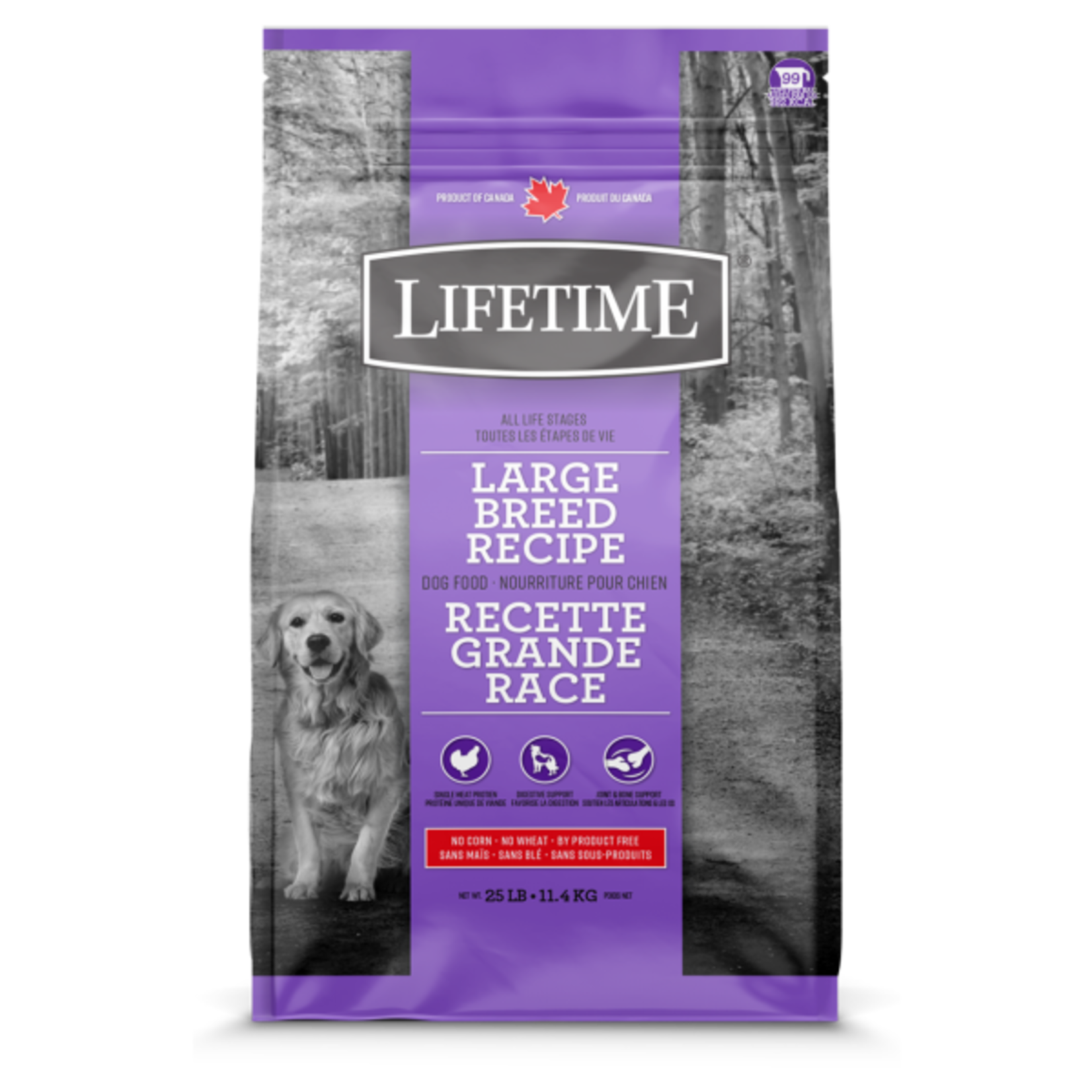 Lifetime LIFETIME DOG LARGE BREAD CHICKEN & OATMEAL 11.4kg