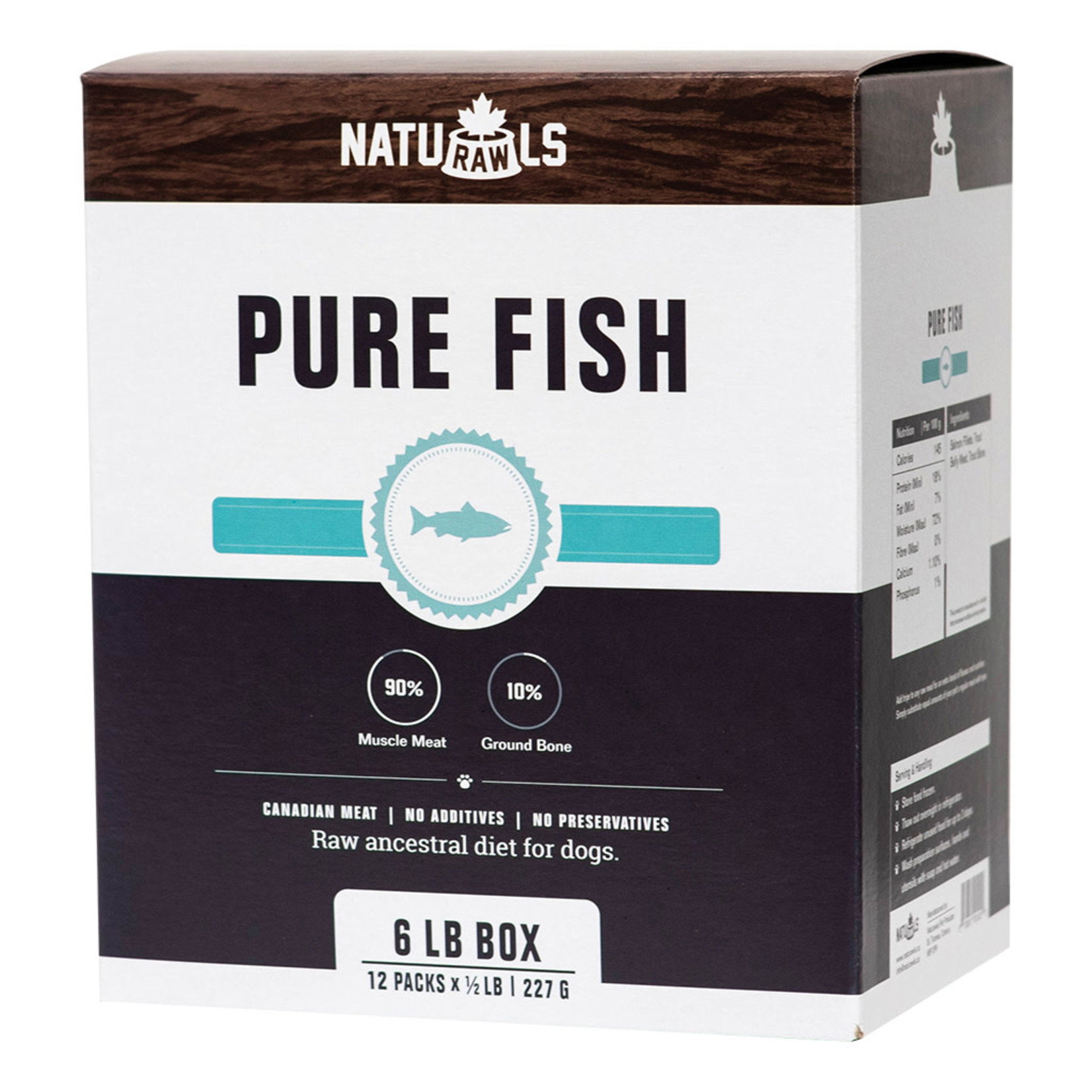 Naturawls Naturawls Raw Pure Salmon & Trout 12/227GM