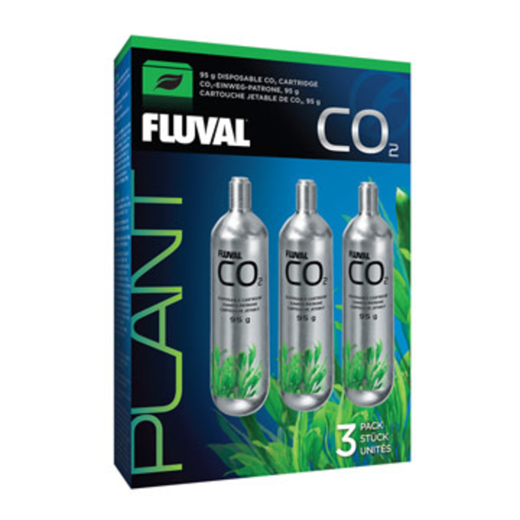 Fluval Fluval 95 g CO2 Disposable CO2 Cartridges - 3 pack