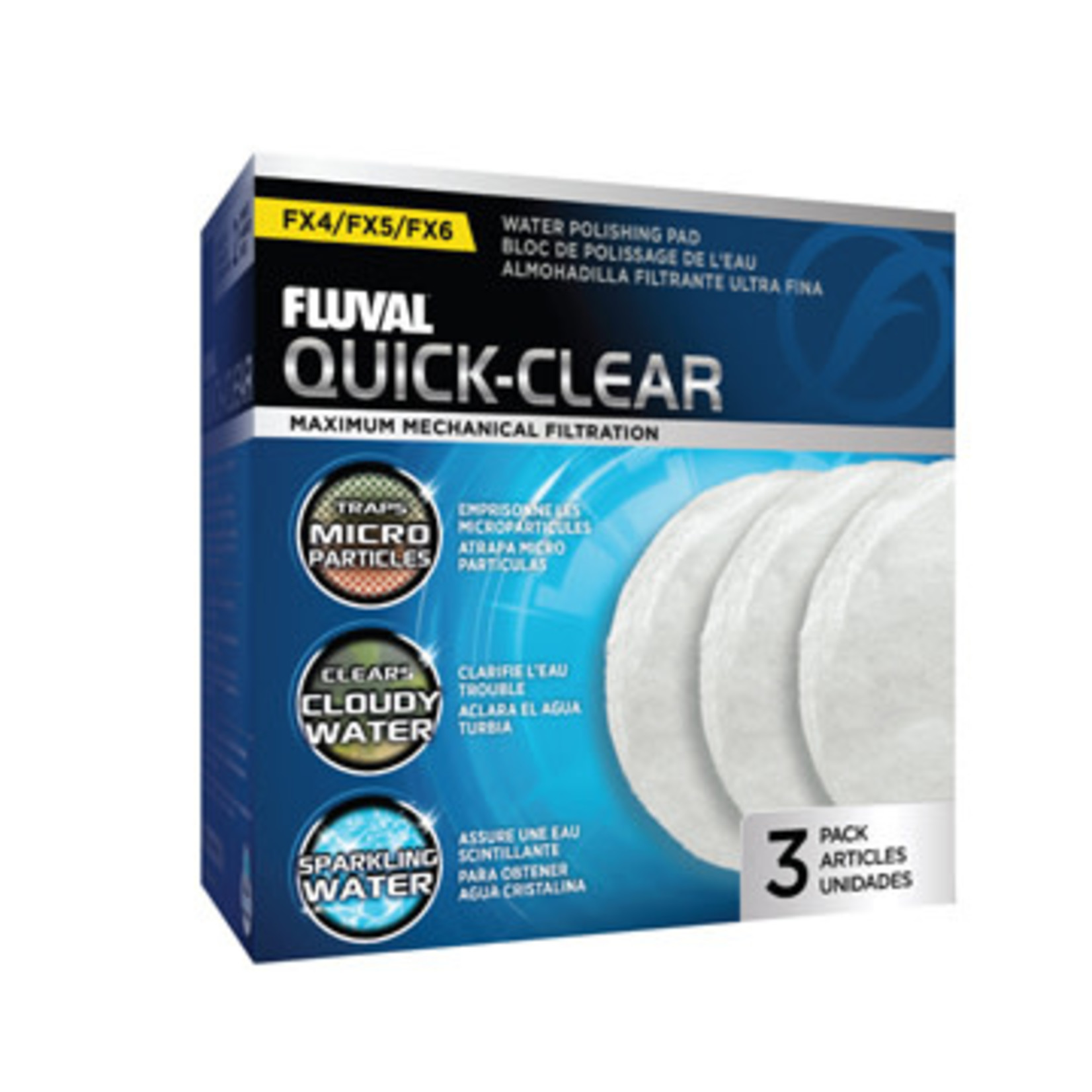 Fluval Fluval Quick Clear Water Polishing Pads - 3 pack