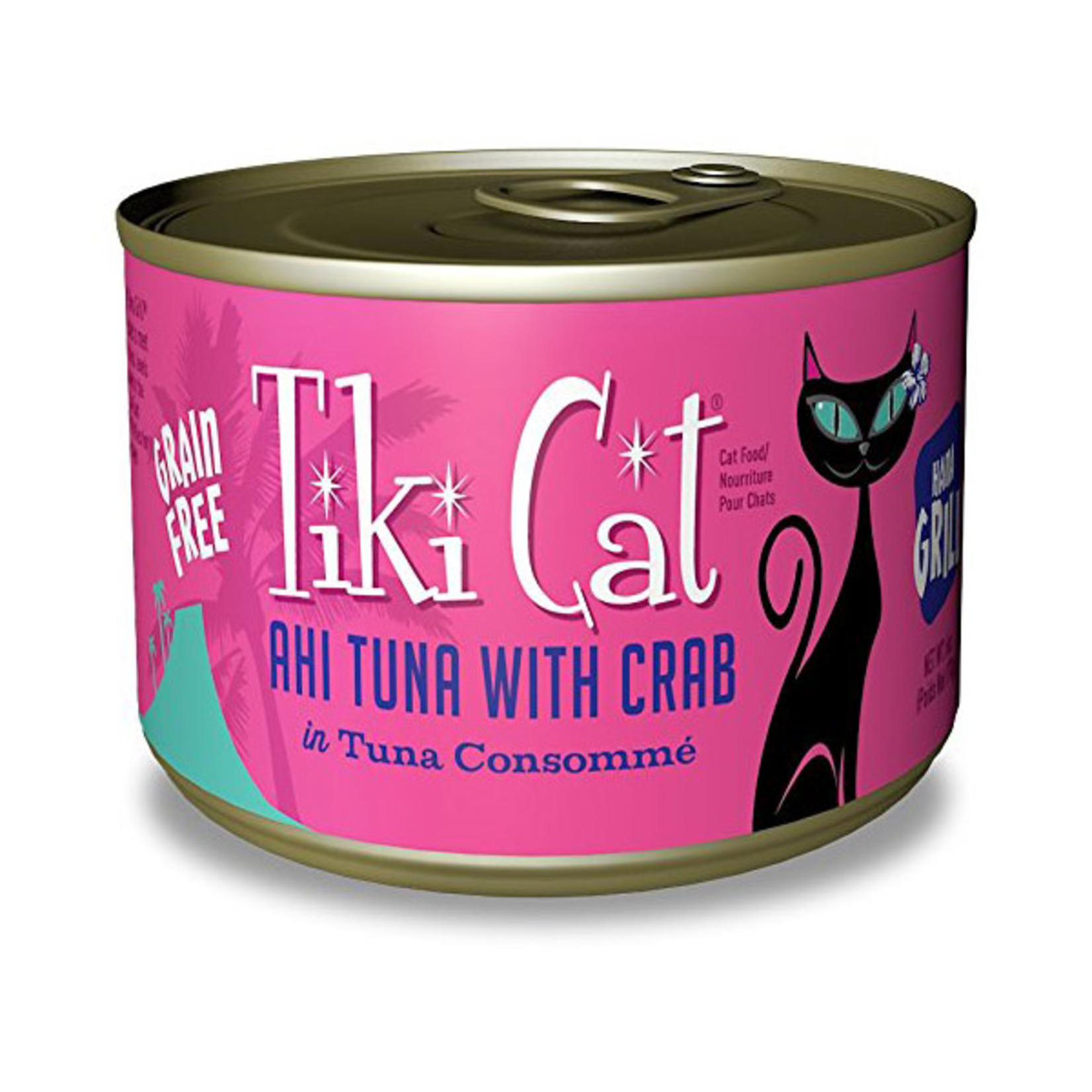 Tiki Pets Tiki Cat Hawaiian Grill GF Hana Ahi Tuna/Crab 6 oz