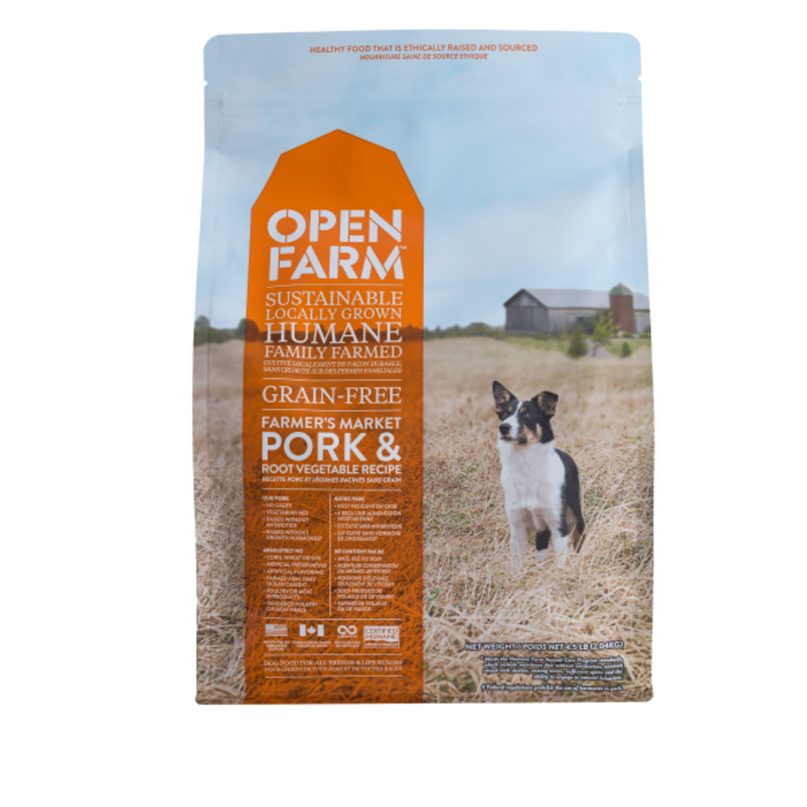 Open Farm Open Farm Dog Farmers Mrkt Pork & Root Vegetable 4.5 lb