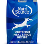 NUTRISOURCE NutriSource Dog Choice Whitefish Meal & Rice 18kg
