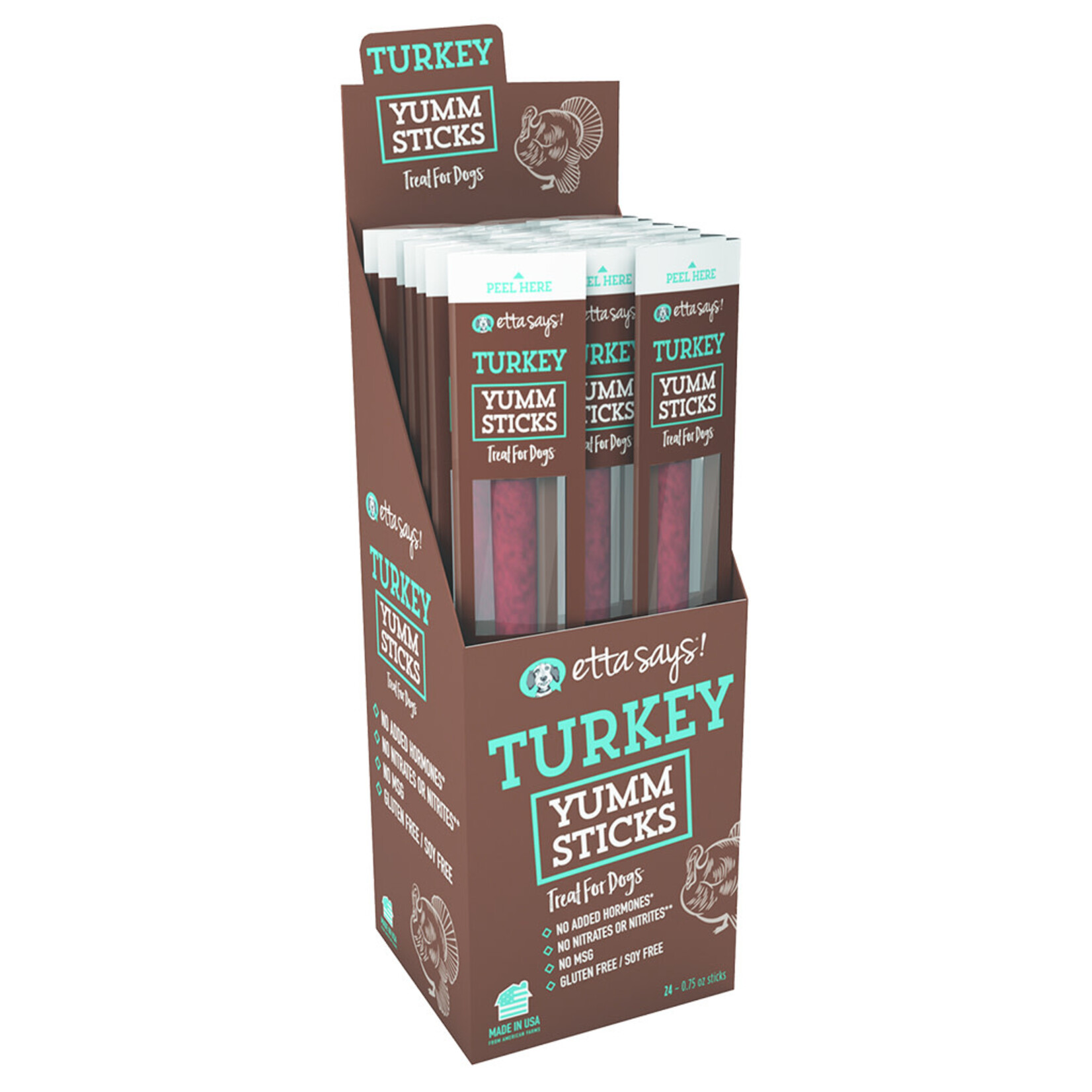 Etta Says! Etta Says! Yumm Sticks - Turkey 0.75oz Sticks
