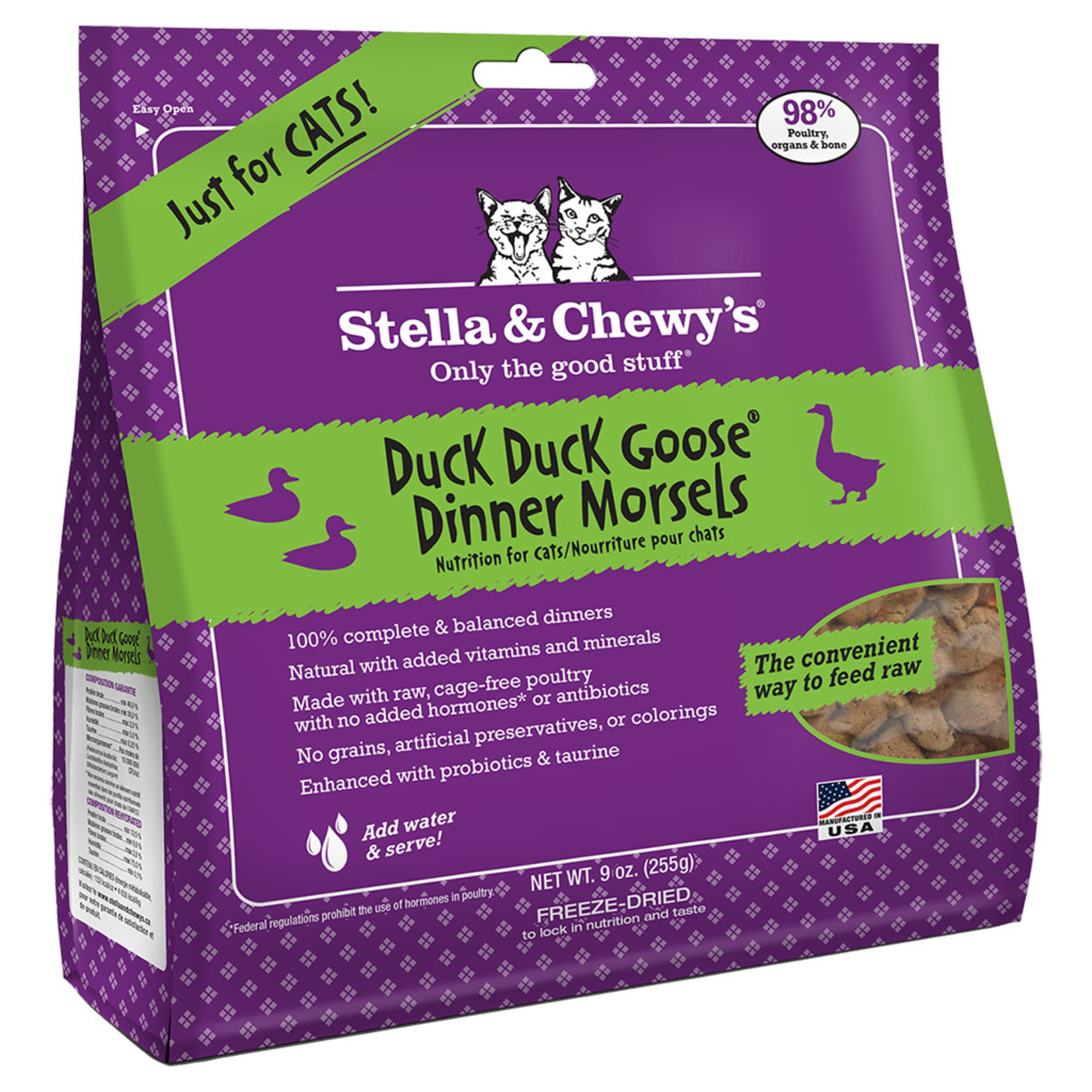 Stella & chewy's Stella & Chewy's FD Dinner Morsels Duck & Goose 8OZ Cat