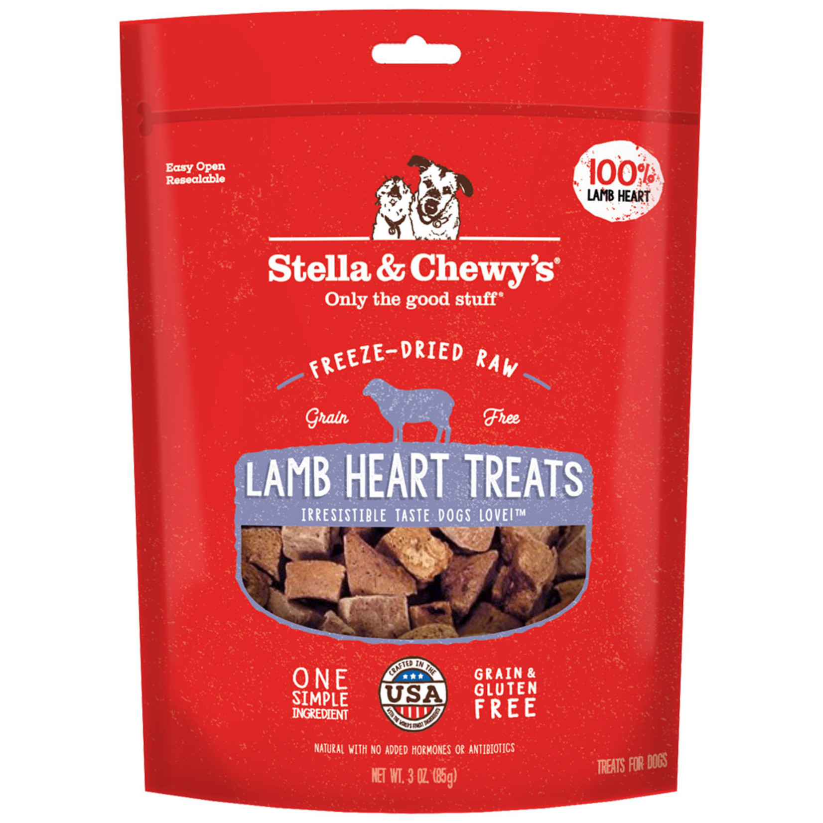 Stella & chewy's Stella and chewys FD Lamb Heart Treats 3OZ (8)