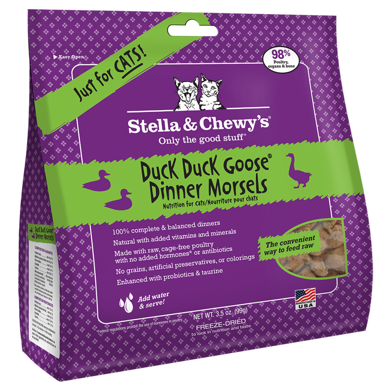 Stella & chewy's Stella & Chewy's FD Dinner Morsels Duck & Goose 3.5OZ Cat
