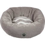 Snoozzy Snz Zigzag Donut Bed Gry/Wh Zigzag Gry Cord 17 in