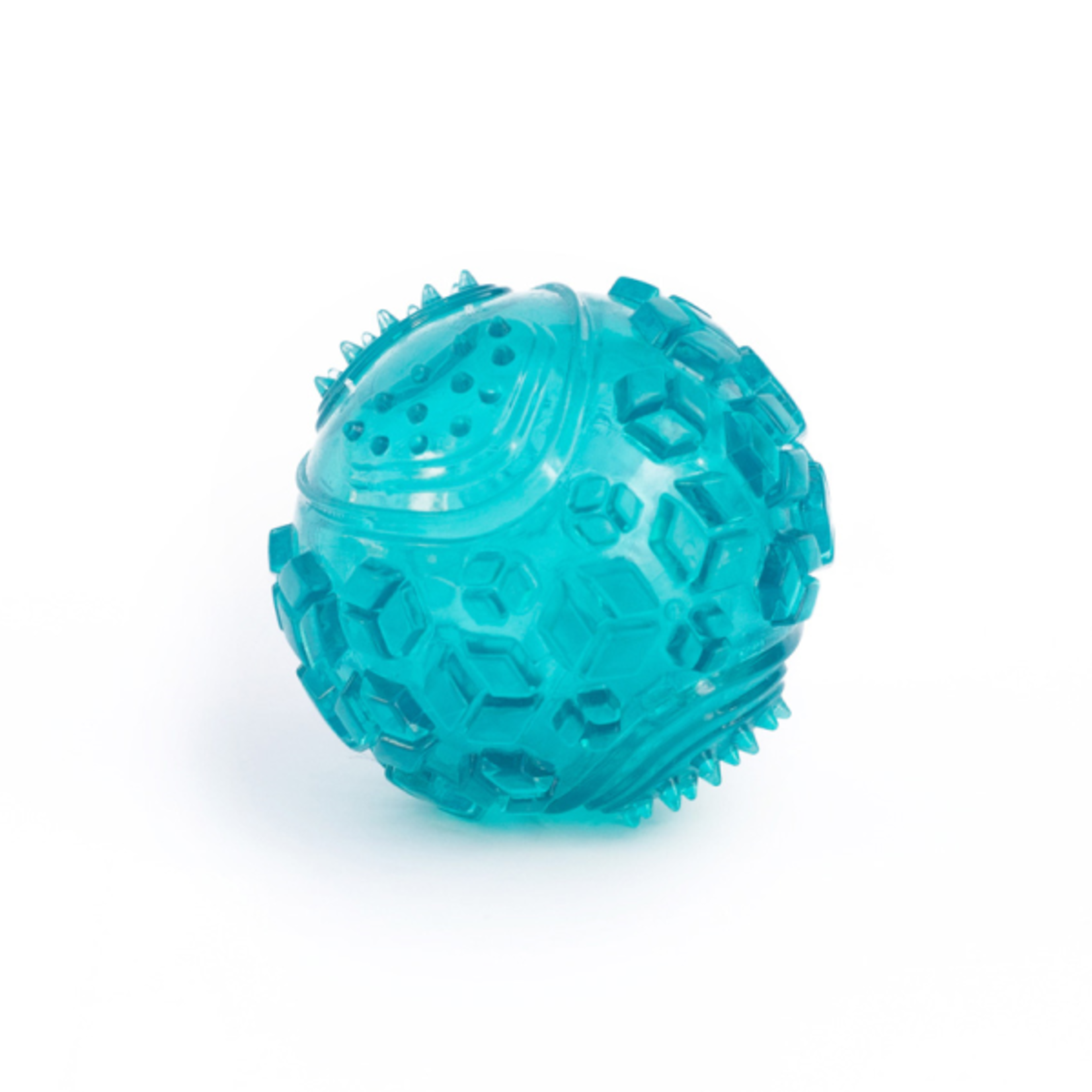 Zippy Paw ZippyTuff Squeaker Ball Toy Teal SM