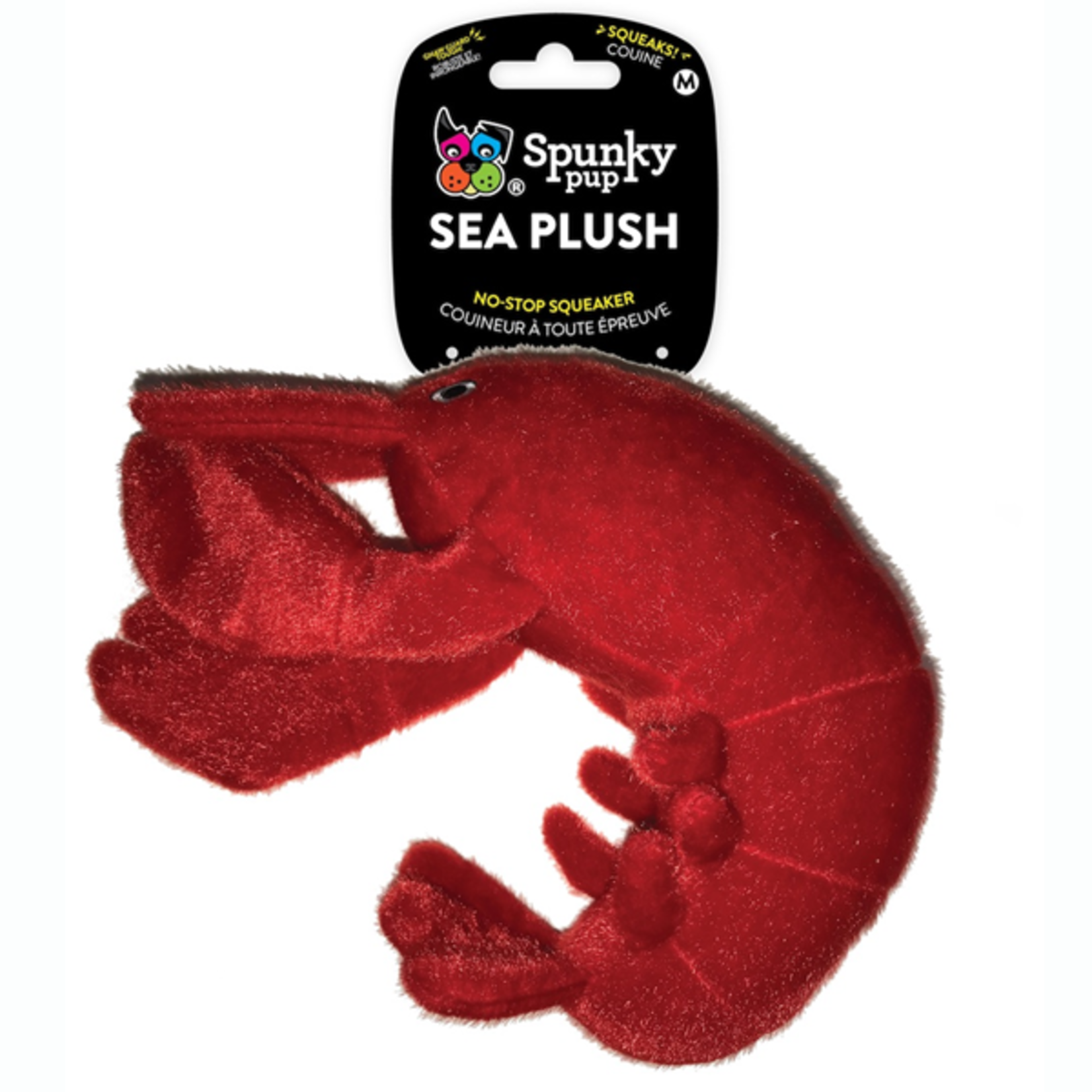 Spunky Pup Spunky Pup Sea Plush Lobster MED