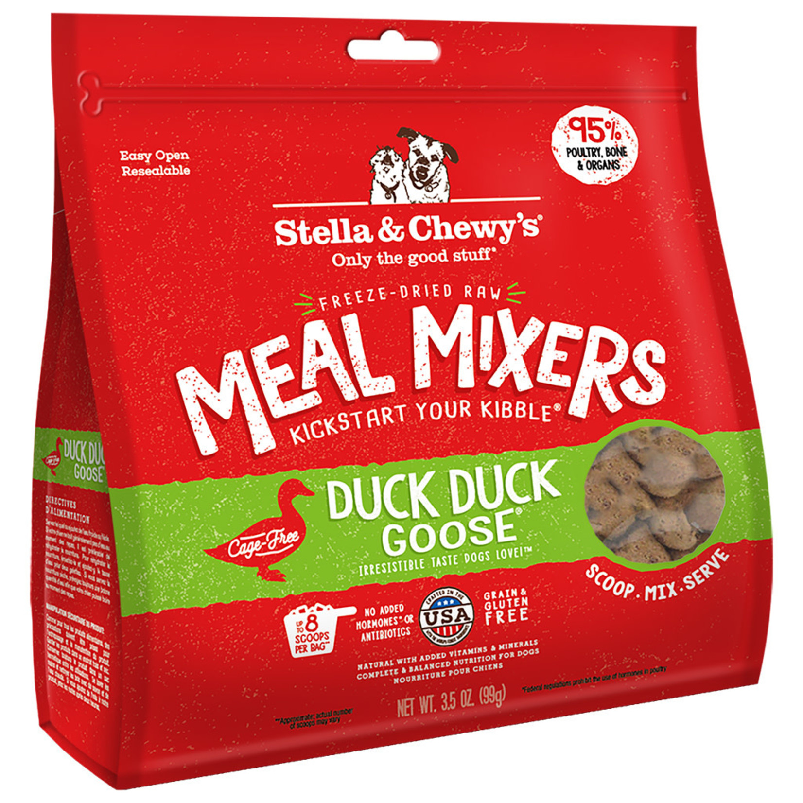 Stella & chewy's Stella & Chewy's Duck Duck Goose Meal Mixers 3.5OZ