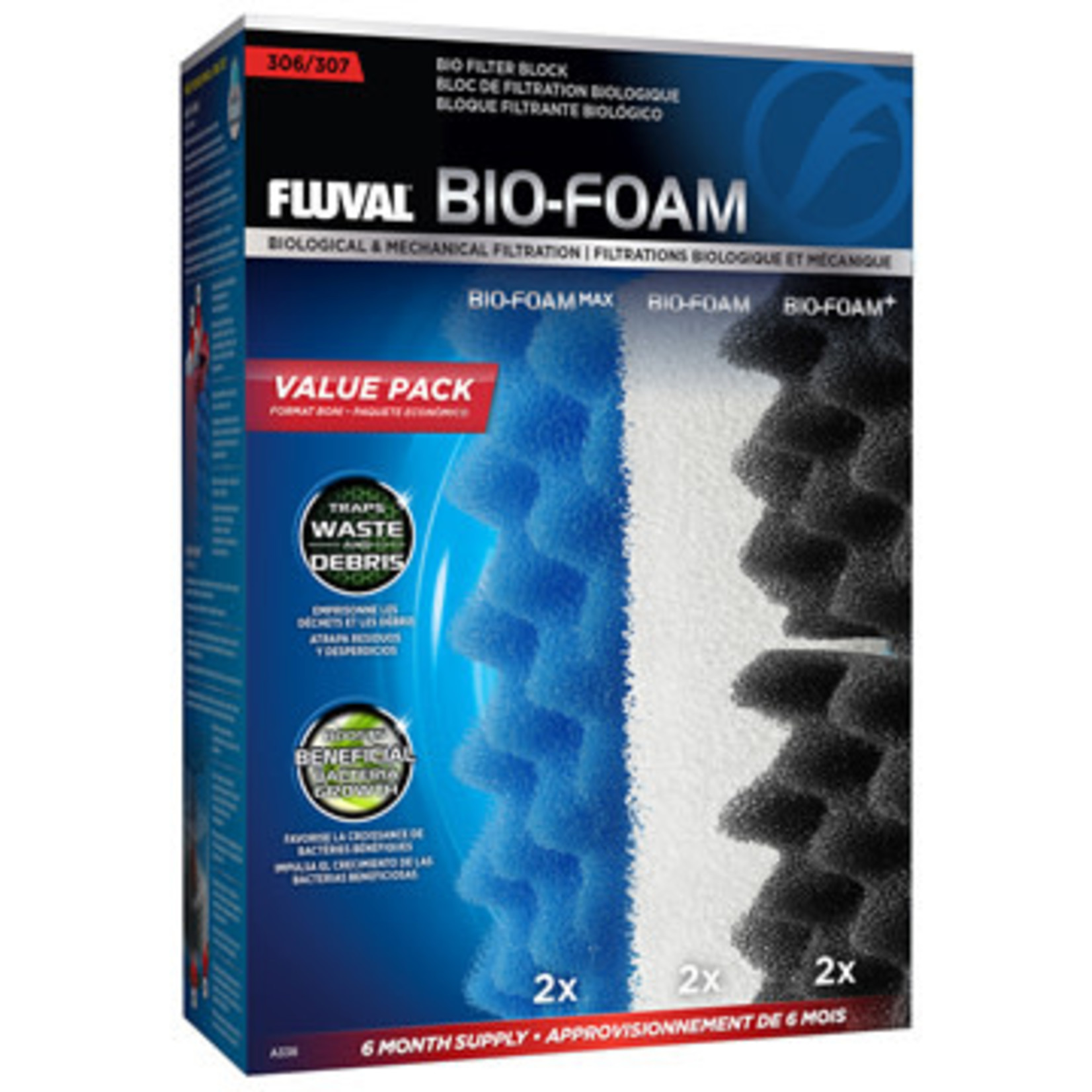 Fluval Fluval 207 Bio-Foam Value Pack