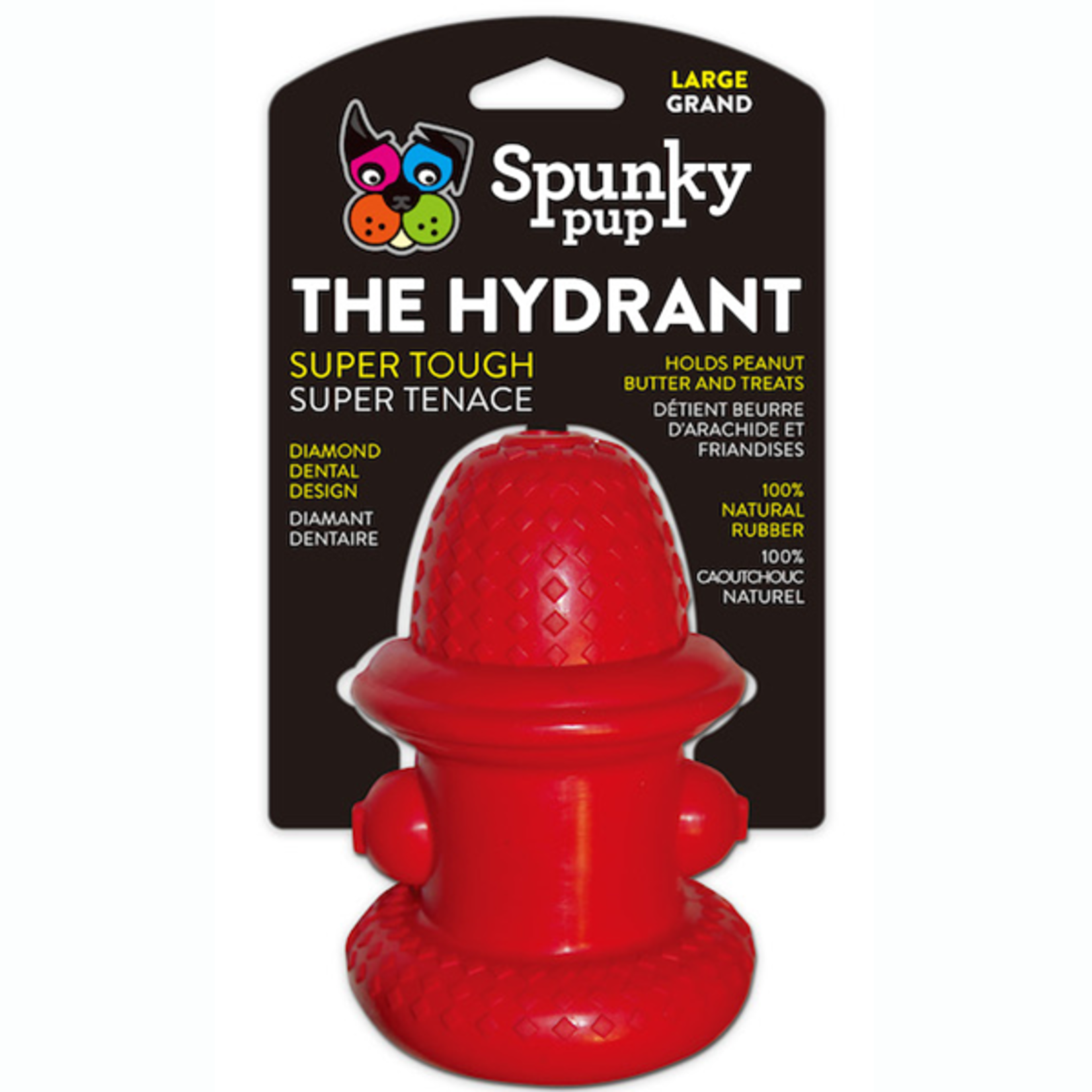 Spunky Pup Spunky Pup The Hydrant Rubber Dog Toy LG