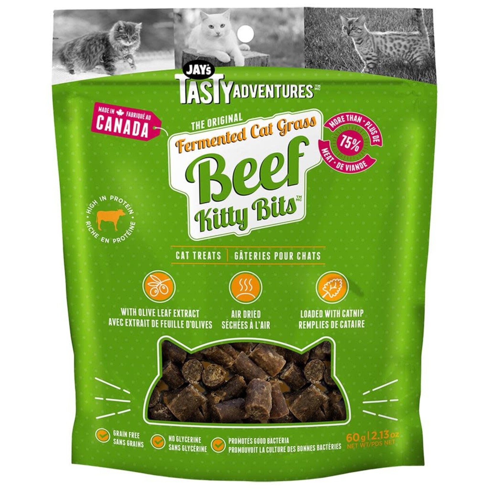 Jay's Kitty Bits Beef 60GM