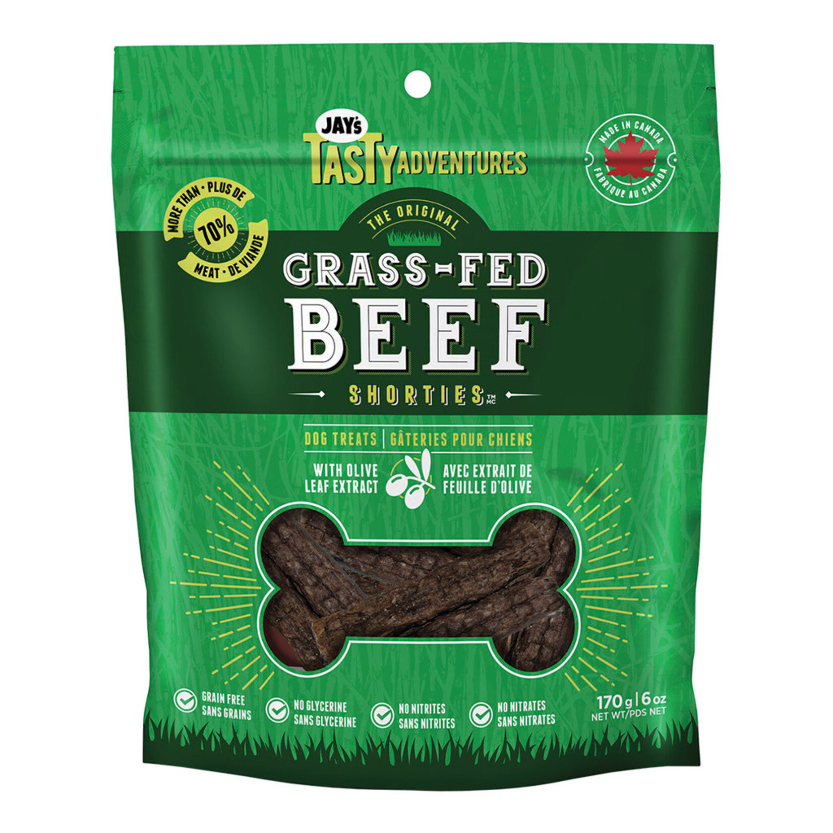 Jay's Grass-Fed Beef Shorties 170GM