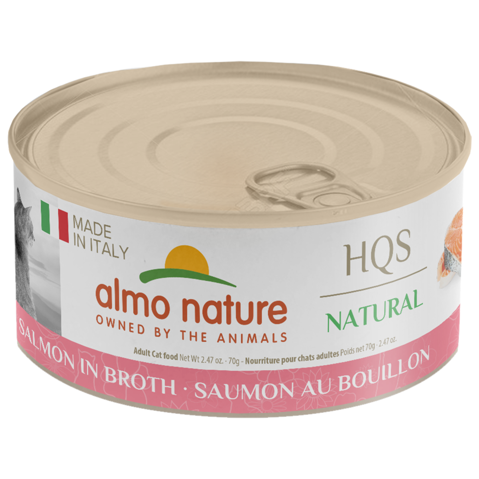 Almo Nature Made in Italy Salmon in Broth 70gm