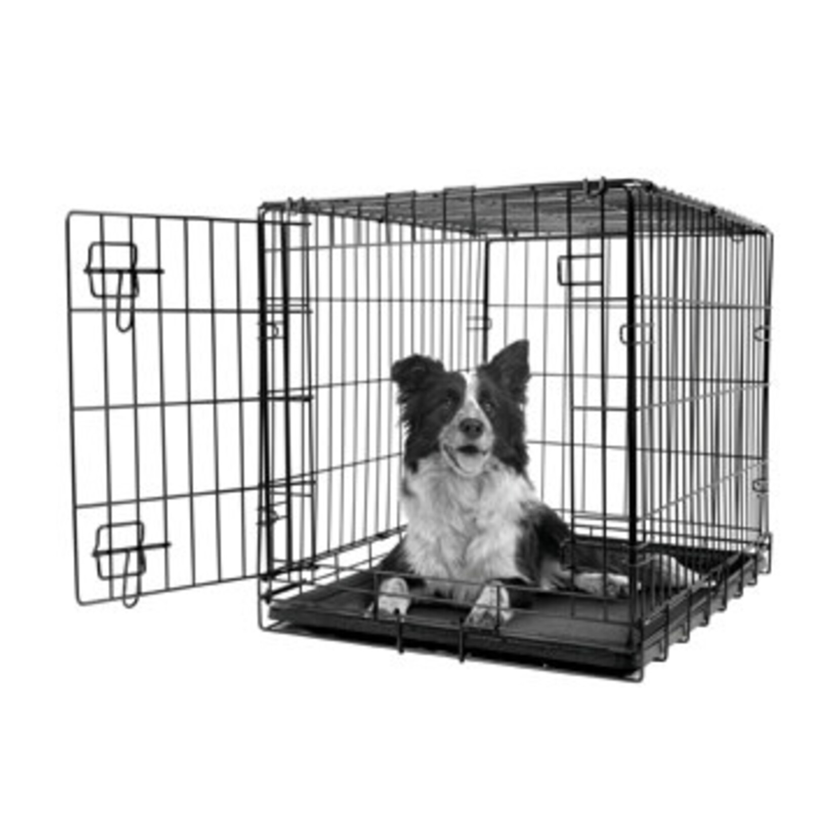 DogIt Dogit Single Door Wire Crate - Medium - 77 x 48 x 54.5 cm (30 x 19 x 21.5 in)