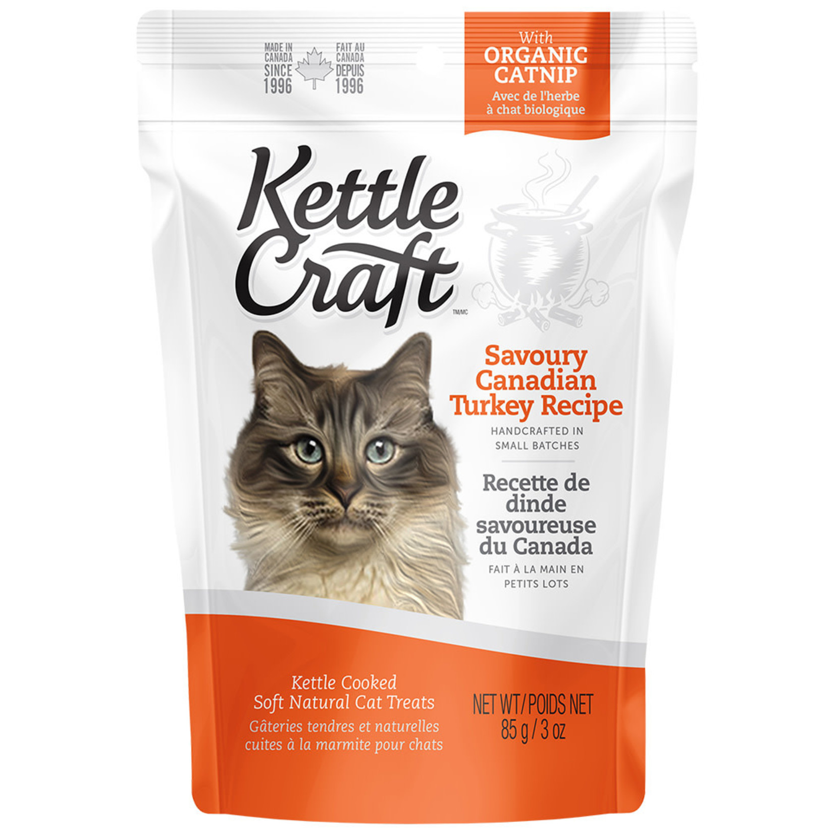 Kettle Craft Savoury Canadian Turkey 85GM (12) Cat