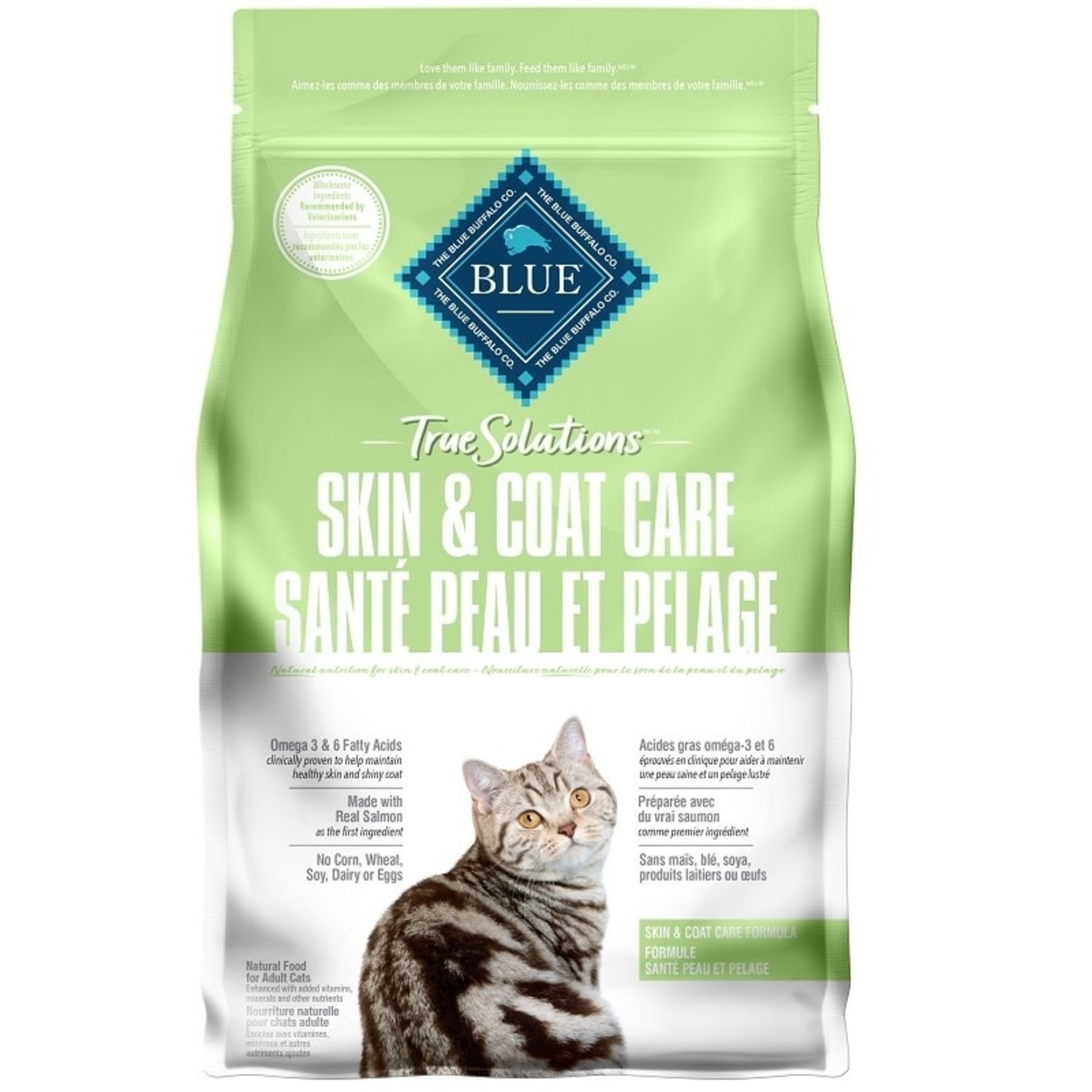 BLUE TRUESOL CAT Adult Skin & Coat Care Salm 2.7kg/6lb