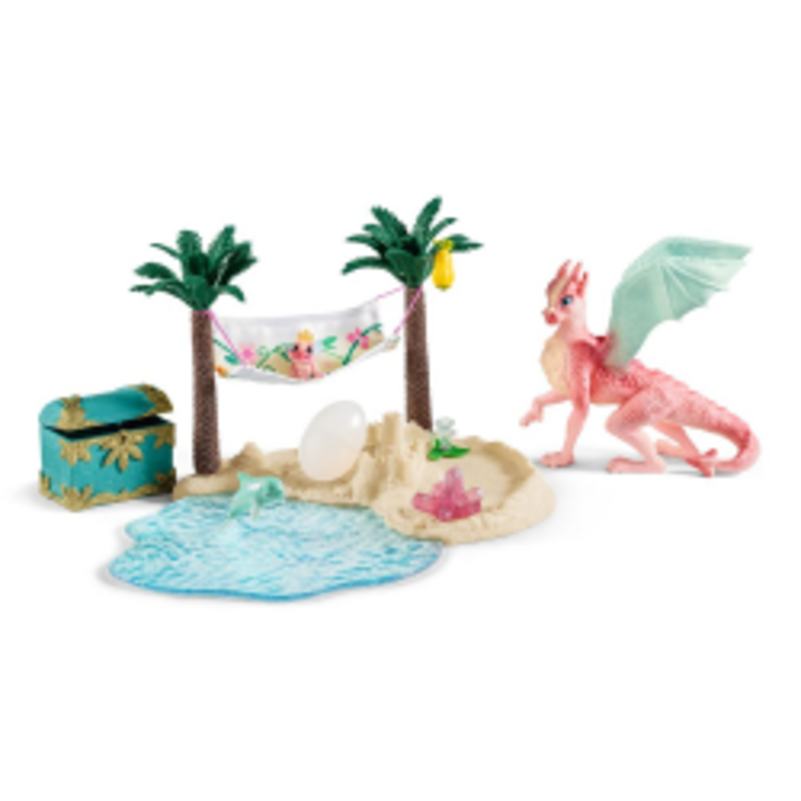 SCHLEICH BAYALA - DRAGON ISLAND WITH TREASURE