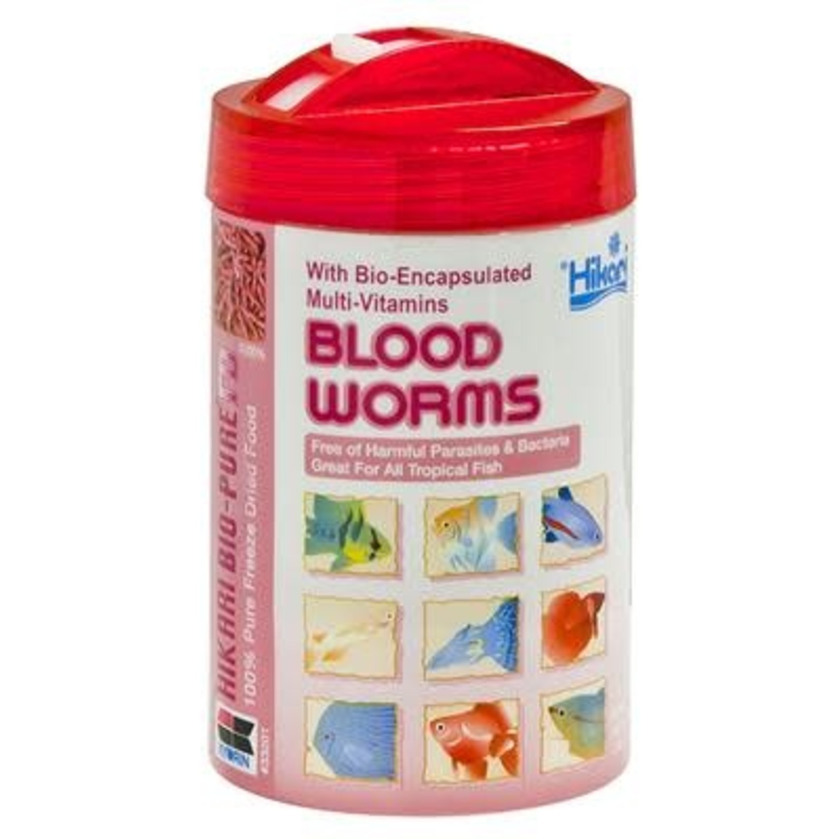 HIKARI USA INC. HIKARI Freeze Dried Blood Worms .42OZ
