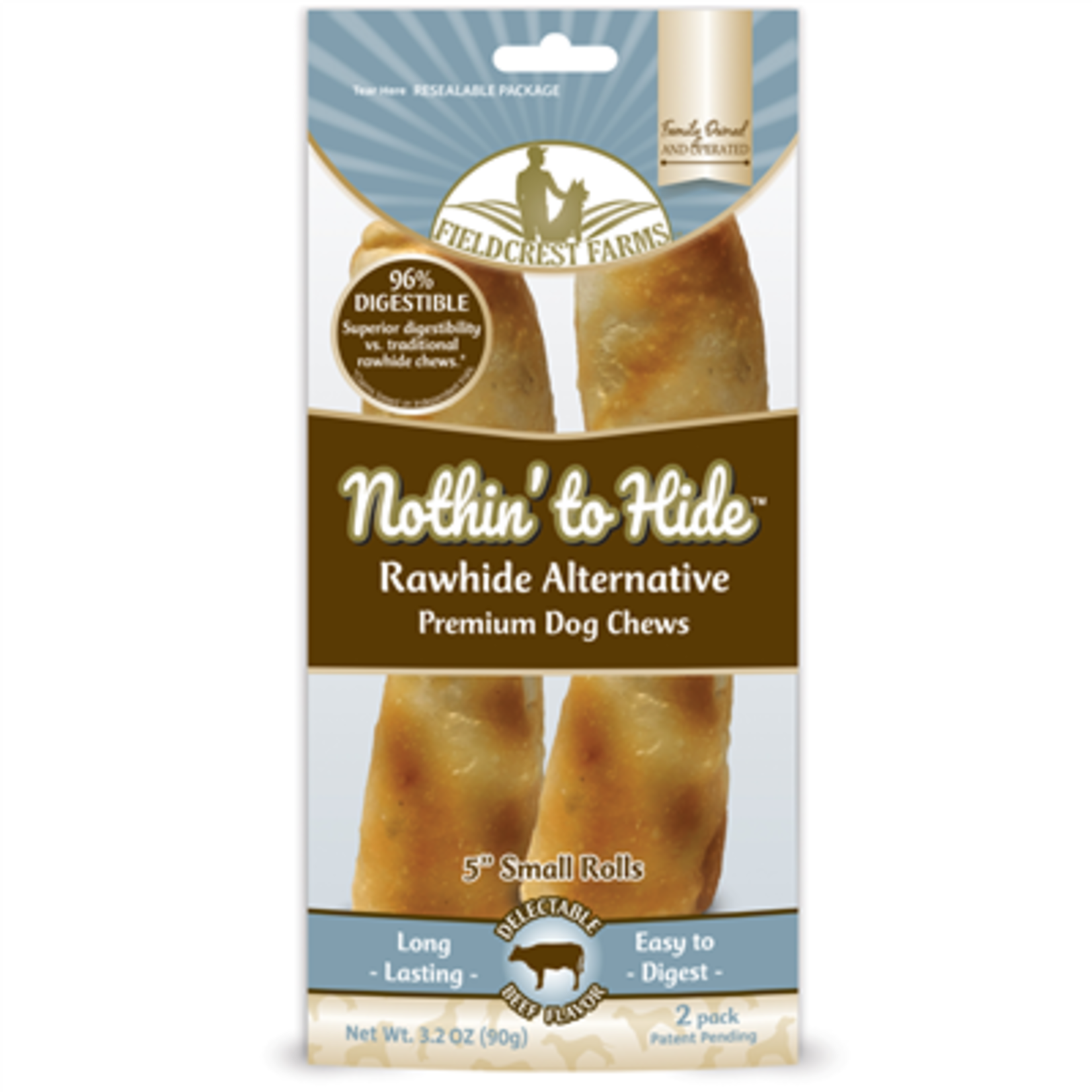 NOTHIN TO HIDE NOTHING TO HIDE Roll Beef Small 5" 2PK
