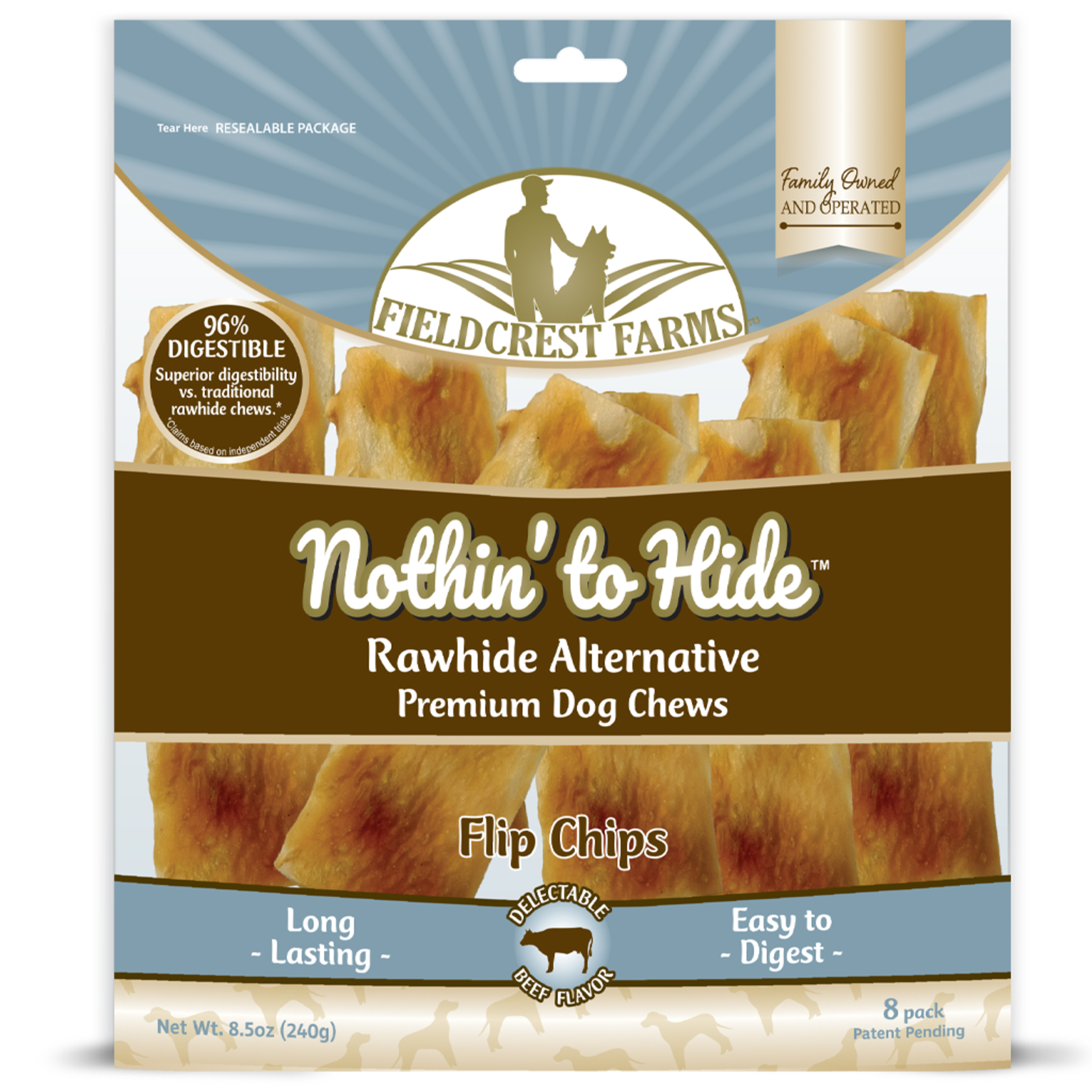 NOTHIN TO HIDE NOTHING TO HIDE Flip Chips Beef 8PK