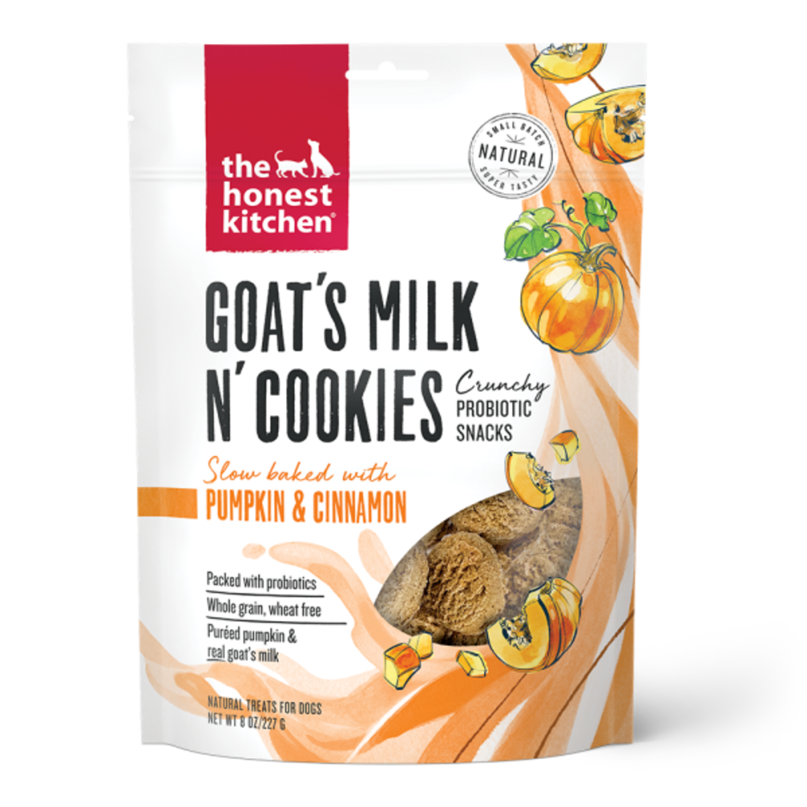 Honest Kitchen HK Dog Goat's Milk N' Cookies w/ Pumpkin & Cinnamon 8 oz