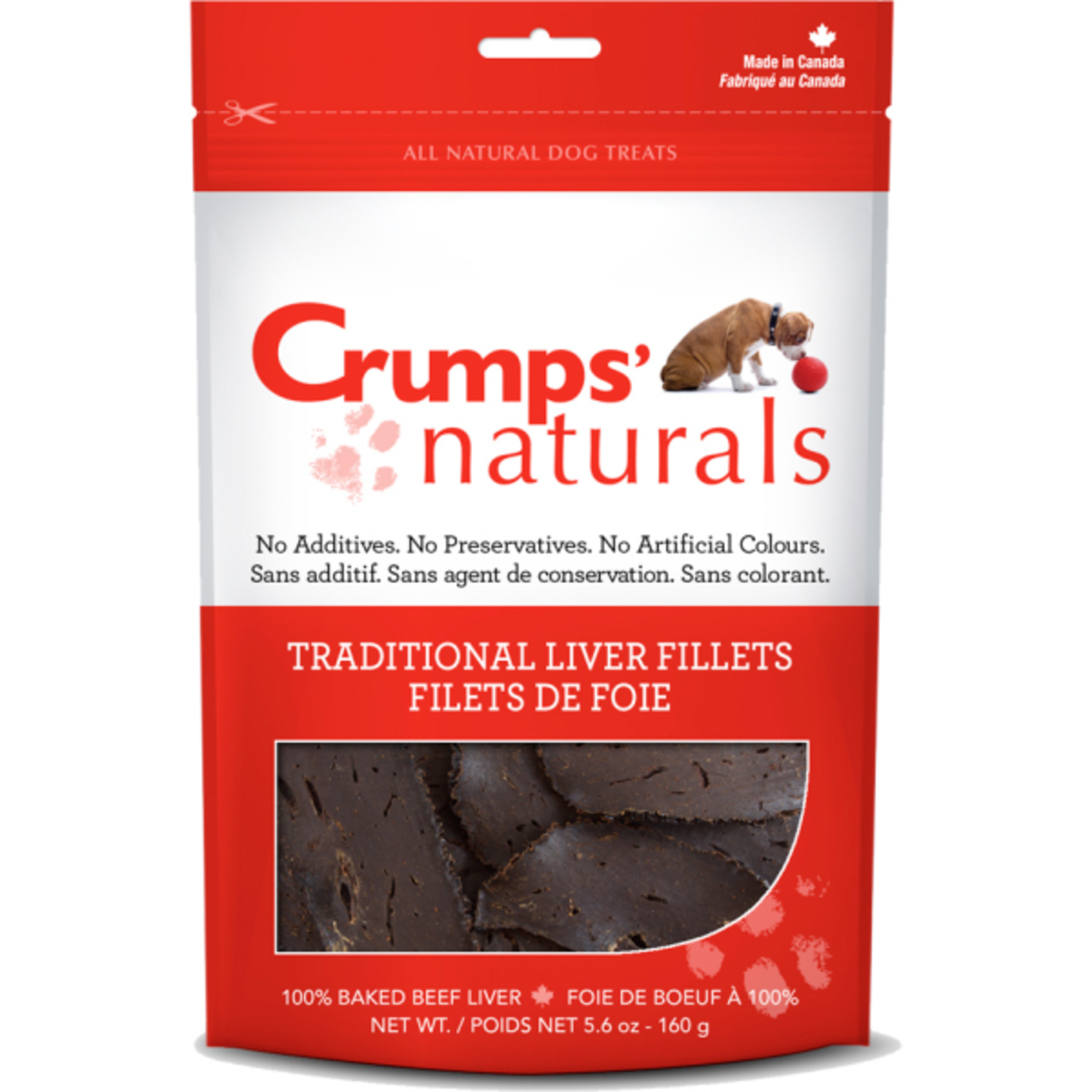 Crump's Naturals Crumps Traditional Liver Fillets  5.6oz /160g
